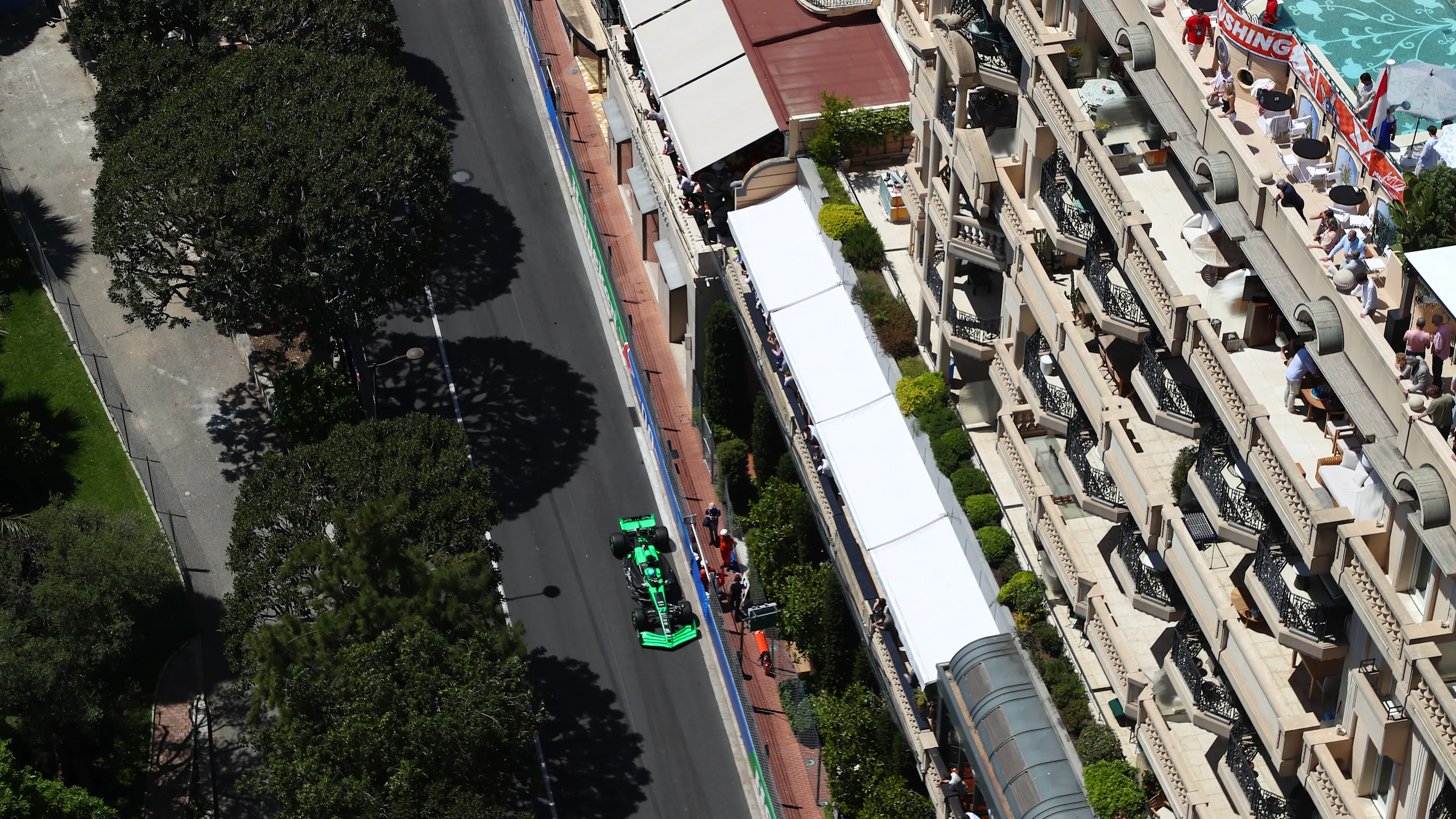 MONTE-CARLO, MONACO - MAY 25: Valtteri Bottas of Finland driving the (77) Kick Sauber C44 Ferrari