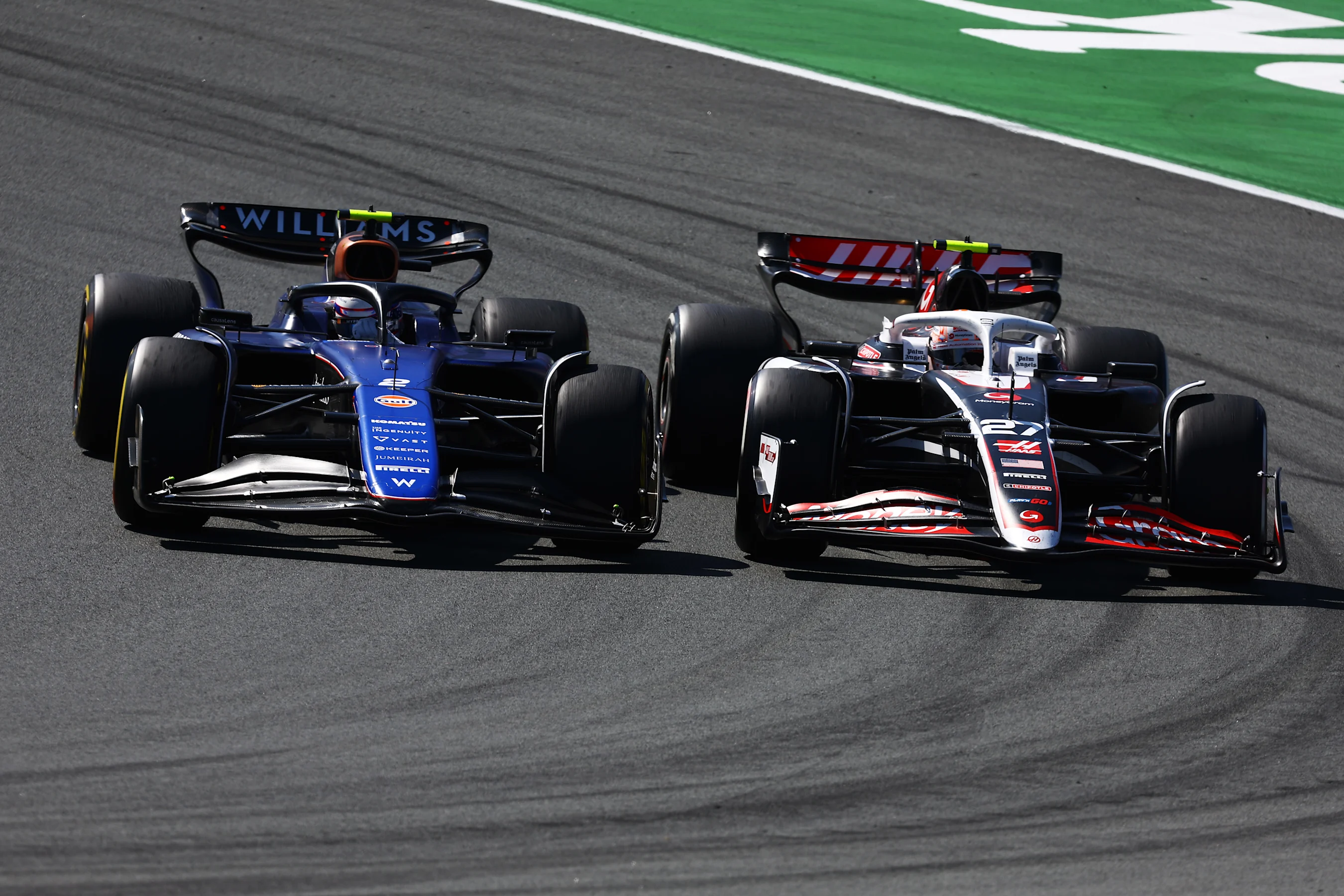 ZANDVOORT, NETHERLANDS - AUGUST 25: Nico Hulkenberg of Germany driving the (27) Haas F1 VF-24