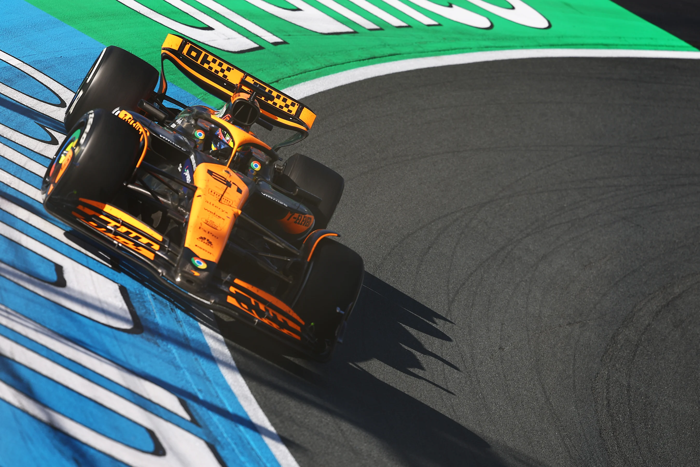 ZANDVOORT, NETHERLANDS - AUGUST 25: Oscar Piastri of Australia driving the (81) McLaren MCL38