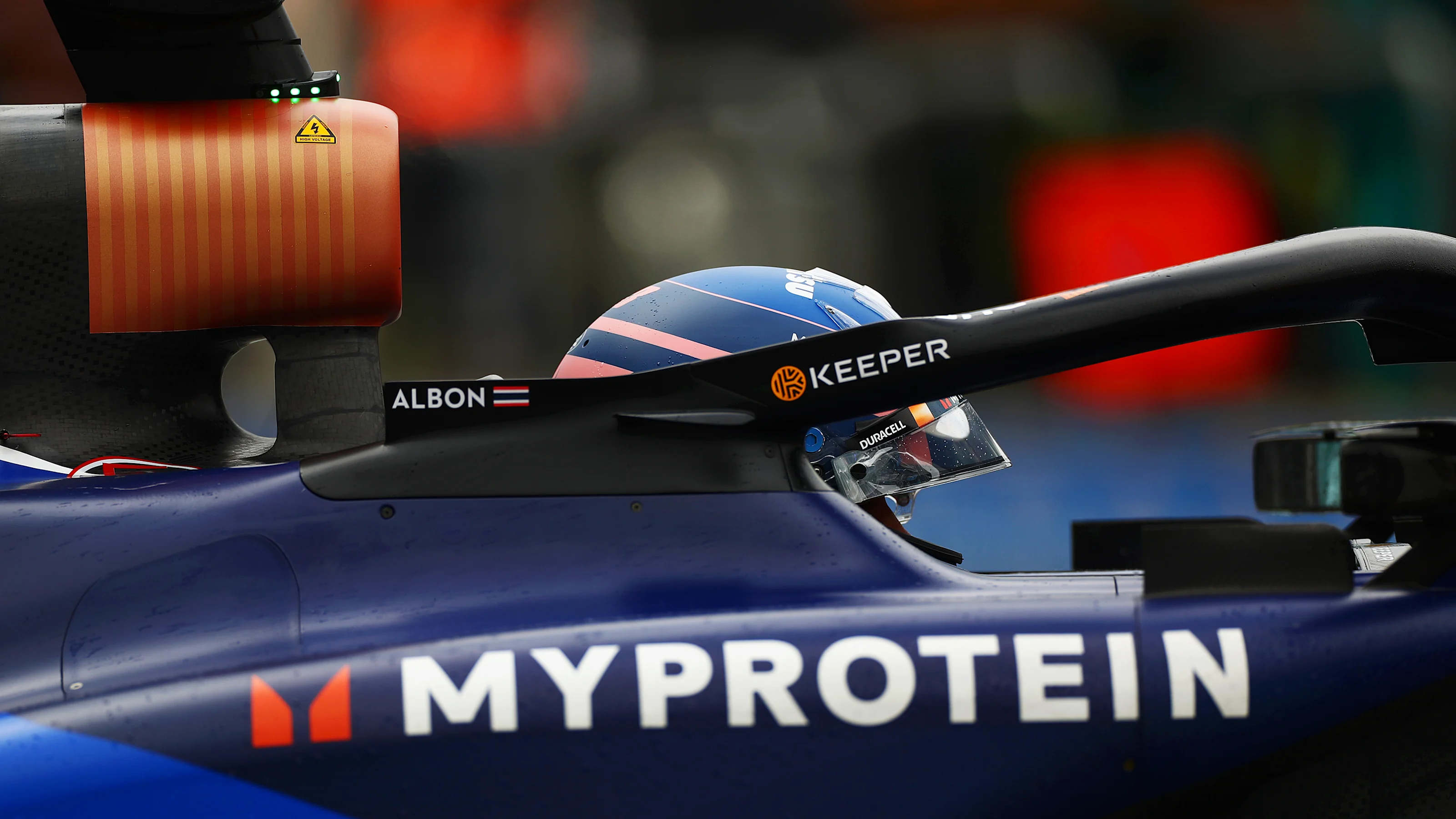 ZANDVOORT, NETHERLANDS - AUGUST 24: Alexander Albon of Thailand driving the (23) Williams FW46