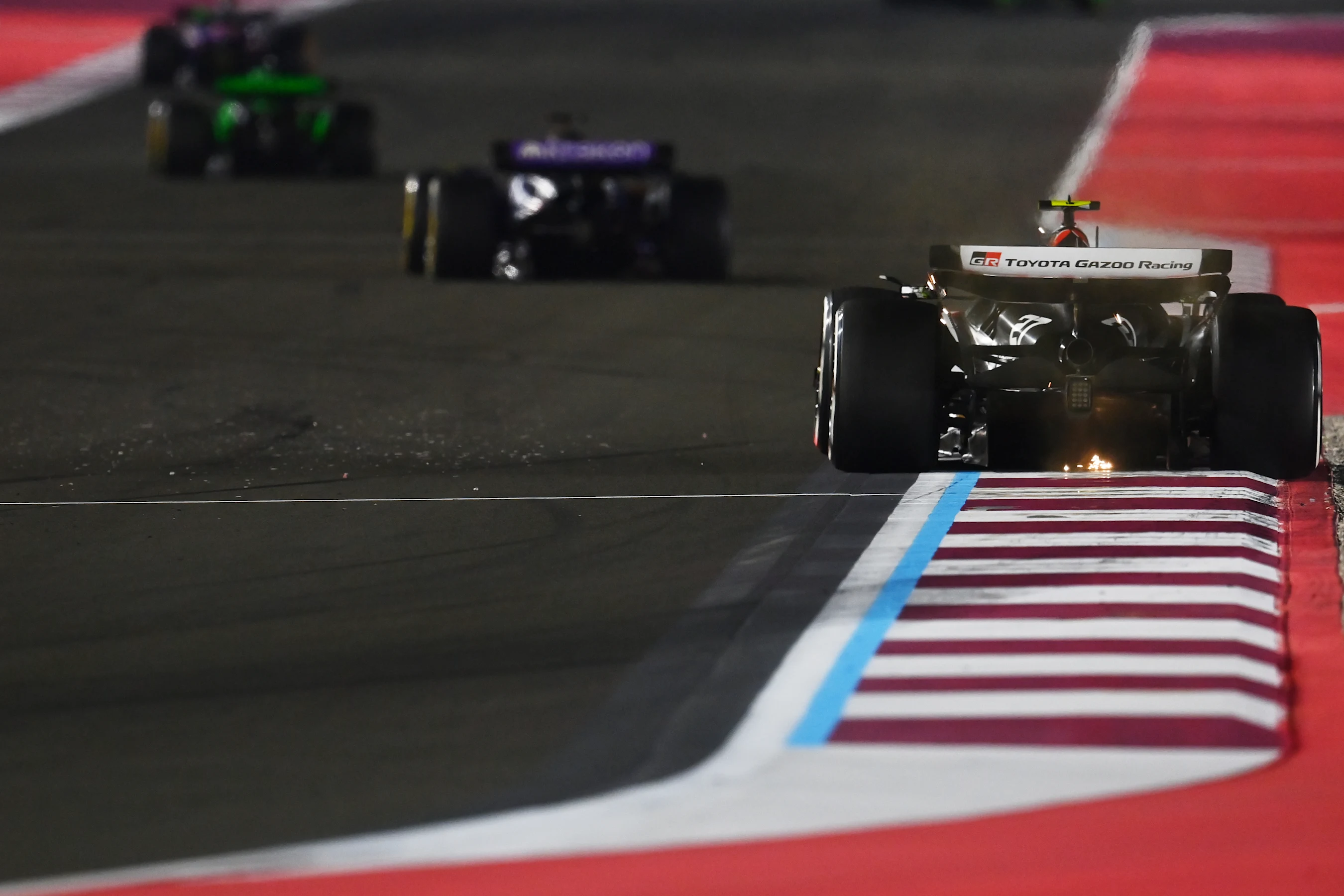 LUSAIL CITY, QATAR - DECEMBER 01: Nico Hulkenberg of Germany driving the (27) Haas F1 VF-24 Ferrari