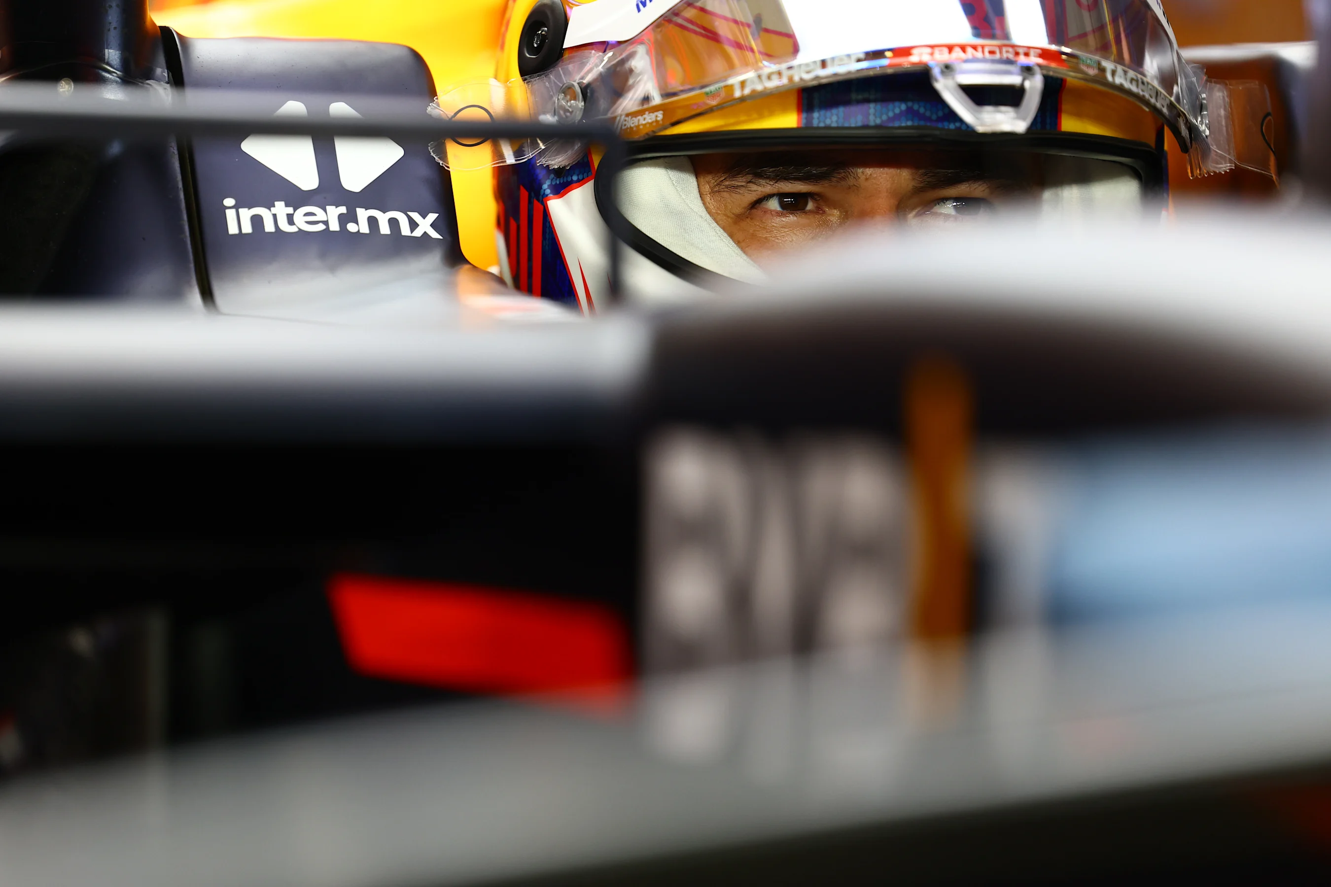 LUSAIL CITY, QATAR - NOVEMBER 30: Sergio Perez of Mexico and Oracle Red Bull Racing prepares to