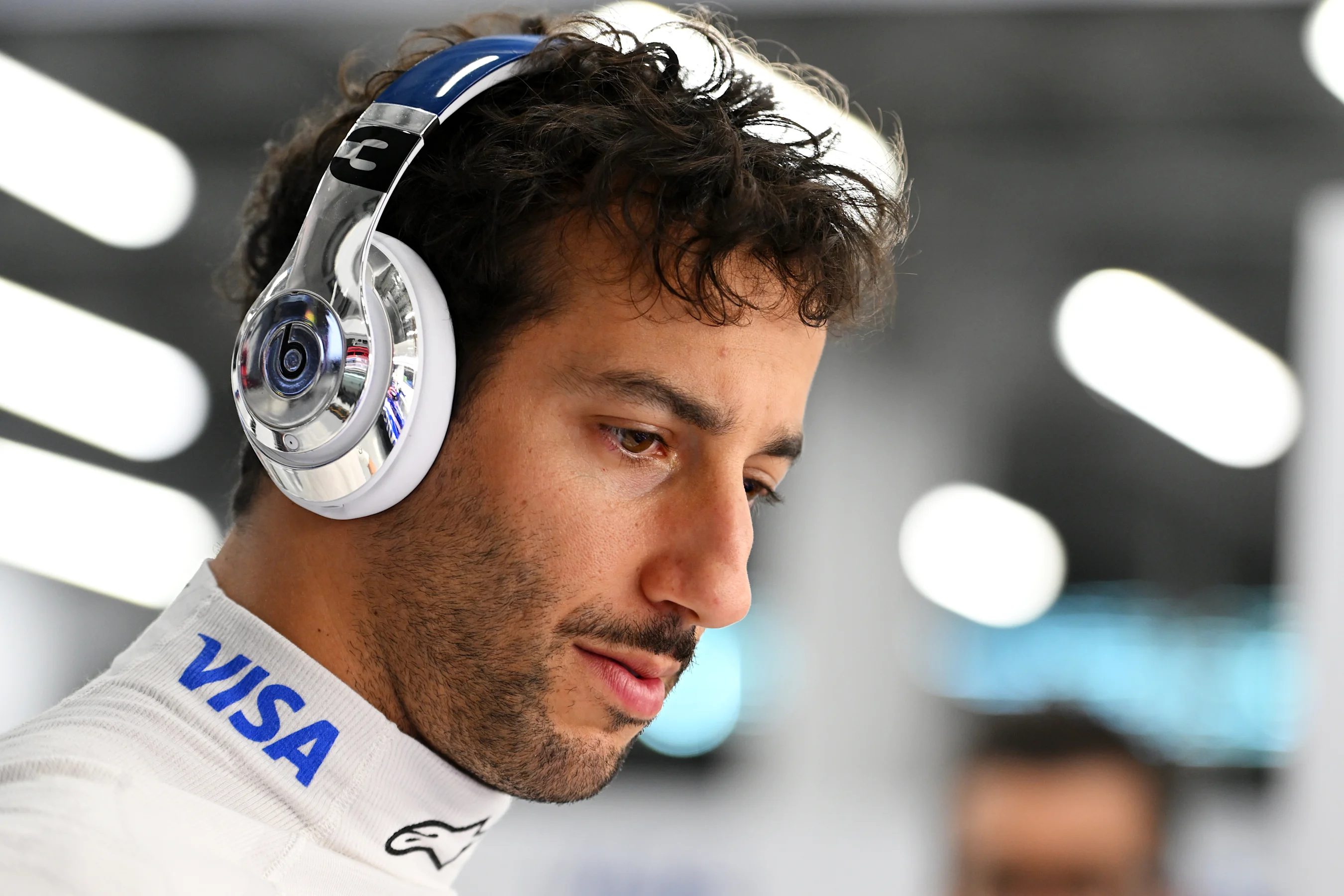 JEDDAH, SAUDI ARABIA - MARCH 09: Daniel Ricciardo of Australia and Visa Cash App RB prepares to