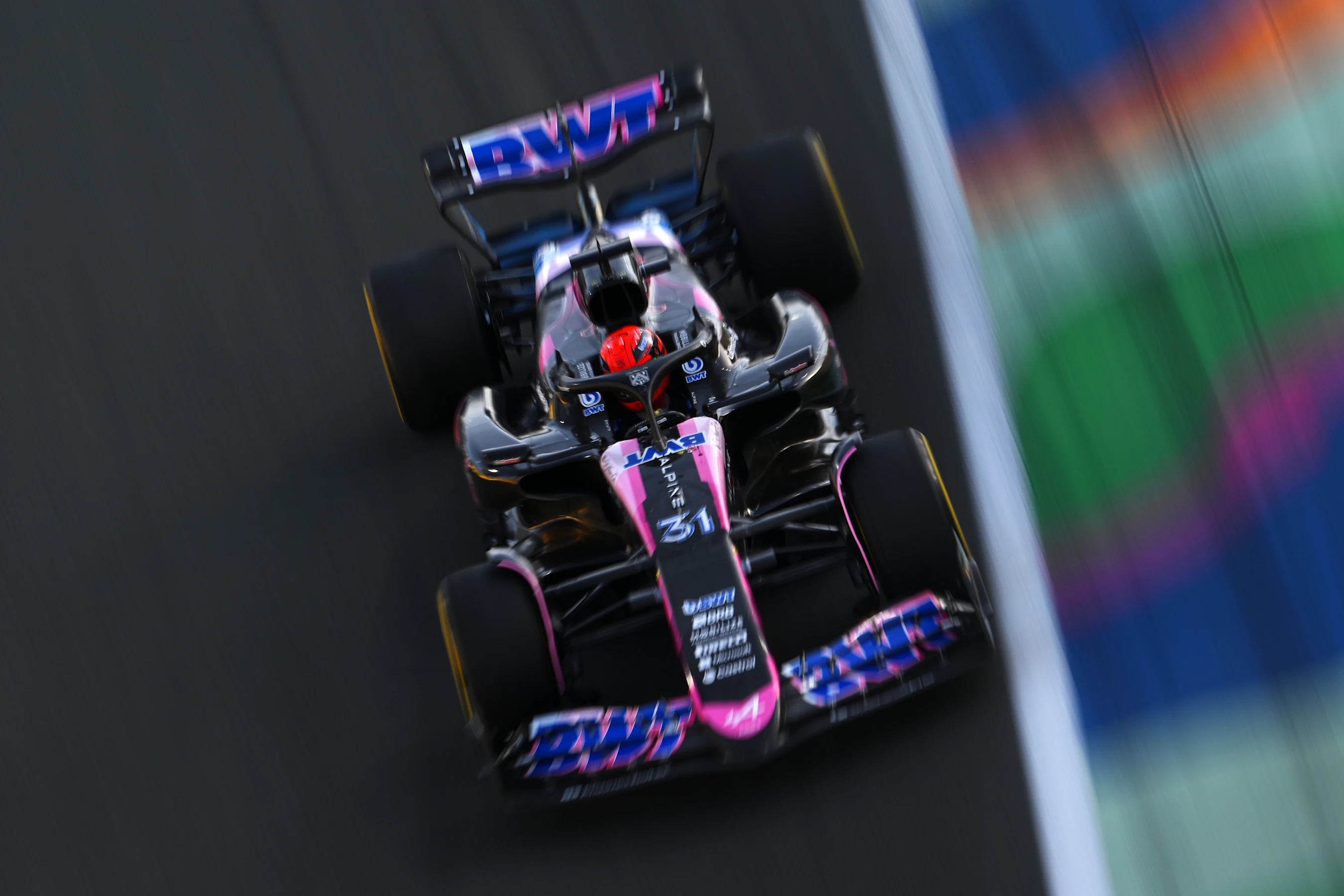 JEDDAH, SAUDI ARABIA - MARCH 07: Esteban Ocon of France driving the (31) Alpine F1 A524 Renault on