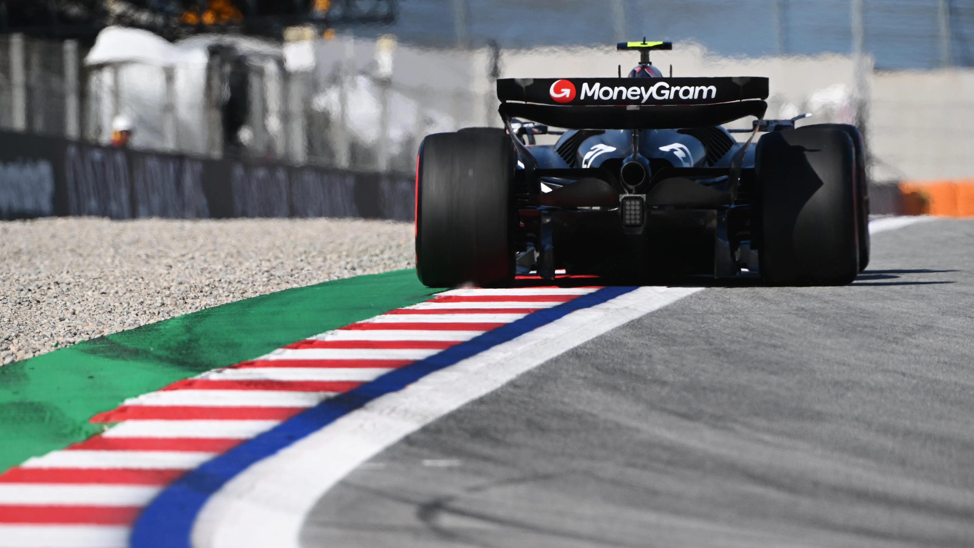 BARCELONA, SPAIN - JUNE 21: Nico Hulkenberg of Germany driving the (27) Haas F1 VF-24 Ferrari on