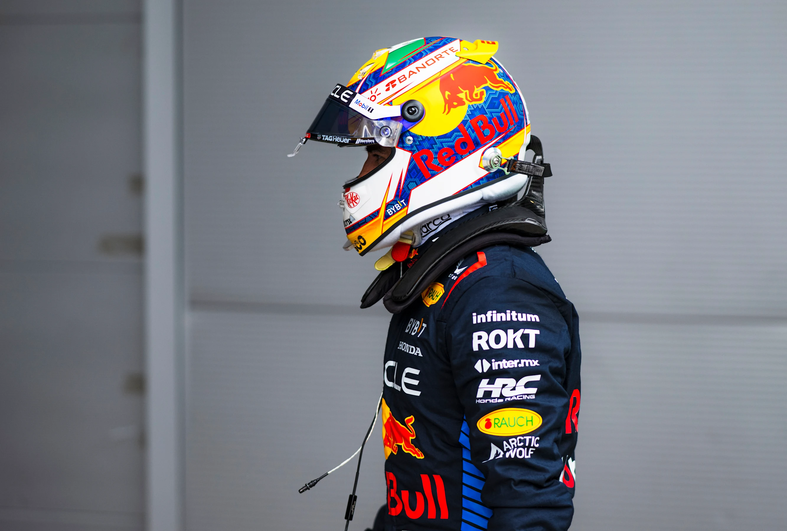 BARCELONA, SPAIN - JUNE 22: 8th placed qualifier Sergio Perez of Mexico and Oracle Red Bull Racing