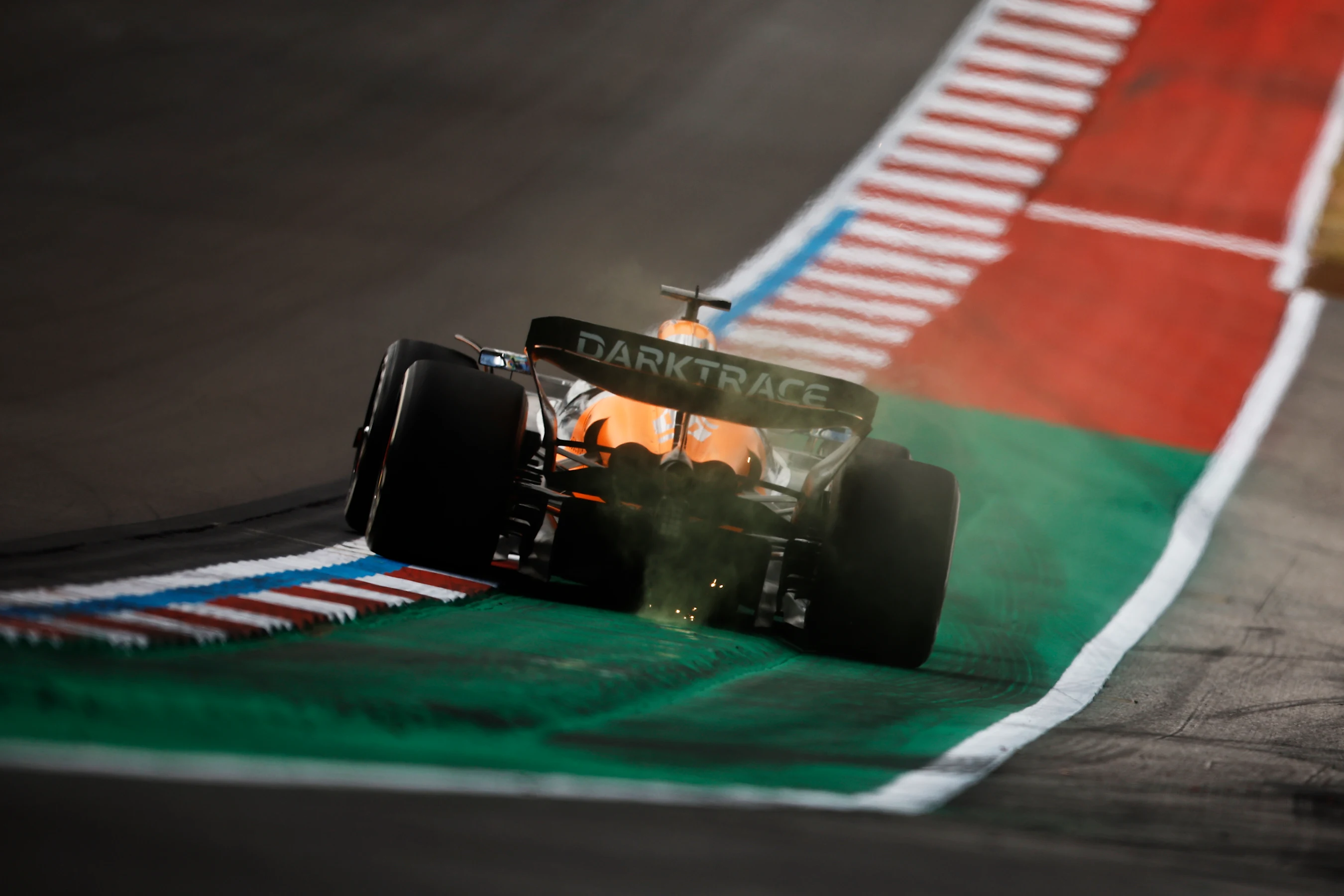 AUSTIN, TEXAS - OCTOBER 18: Oscar Piastri of Australia driving the (81) McLaren MCL38 Mercedes runs