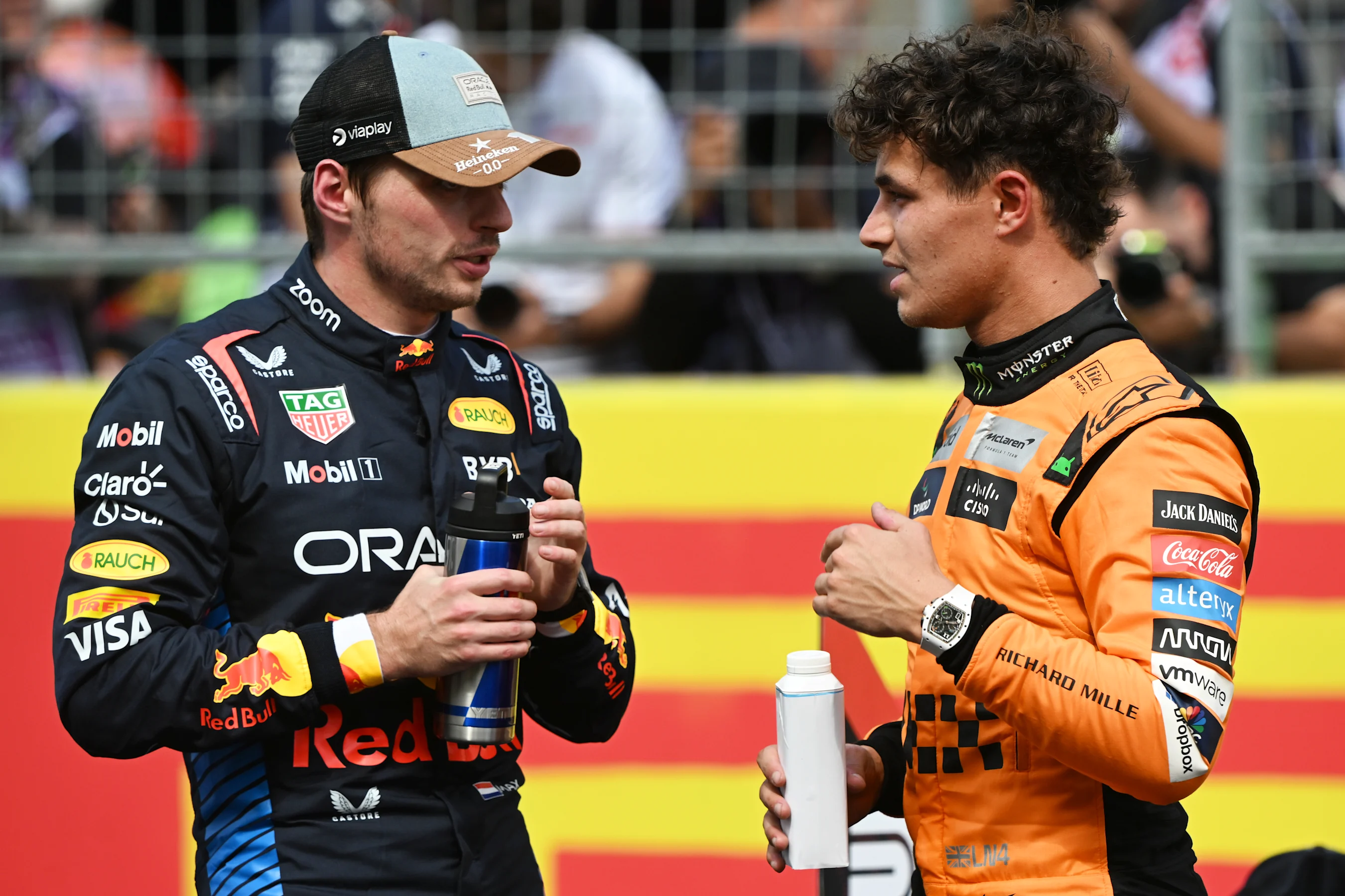 AUSTIN, TEXAS - OCTOBER 19: Sprint winner Max Verstappen of the Netherlands and Oracle Red Bull