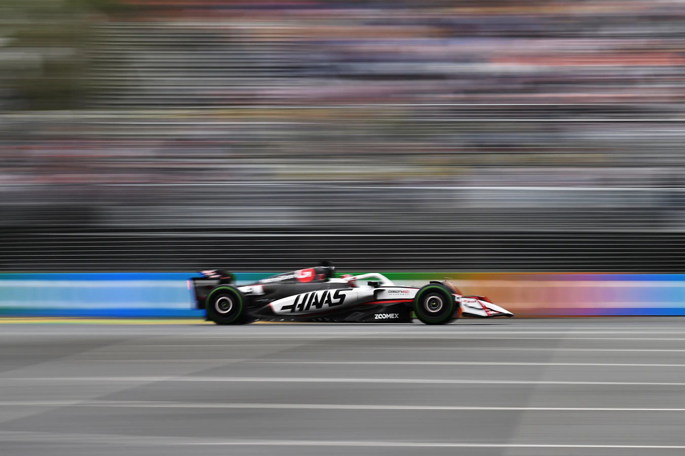 MELBOURNE, AUSTRALIA - MARCH 16: Esteban Ocon of France driving the (31) Haas F1 VF-25 Ferrari on