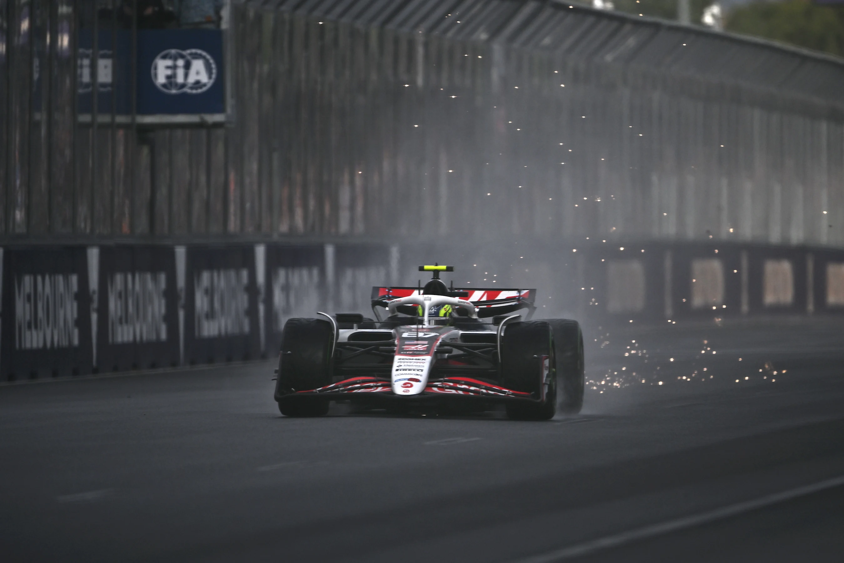 MELBOURNE, AUSTRALIA - MARCH 16: Oliver Bearman of Great Britain driving the (87) Haas F1 VF-25