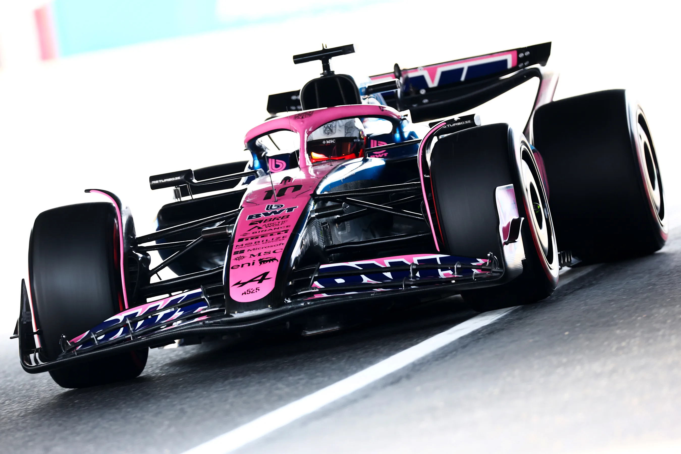 SUZUKA, JAPAN - APRIL 05: Pierre Gasly of France driving the (10) Alpine F1 A525 Renault on track