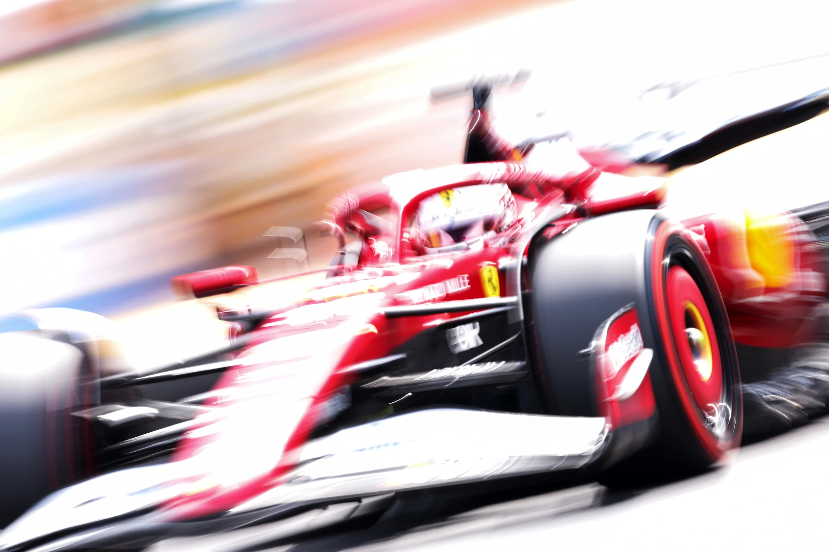 SUZUKA, JAPAN - APRIL 05: Charles Leclerc of Monaco driving the (16) Scuderia Ferrari SF-25 on