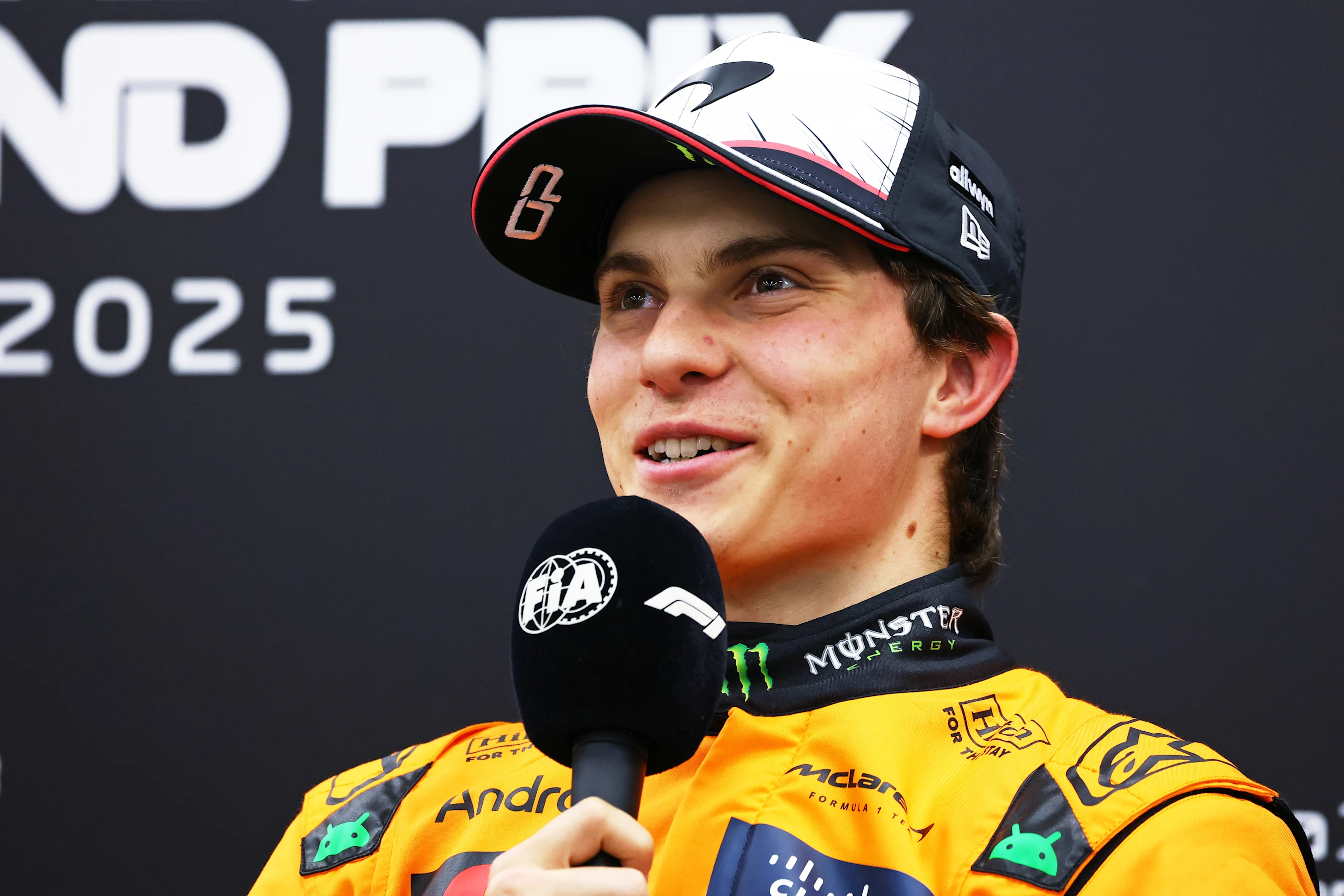 SUZUKA, JAPAN - APRIL 05: Third placed qualifier Oscar Piastri of Australia and McLaren in the