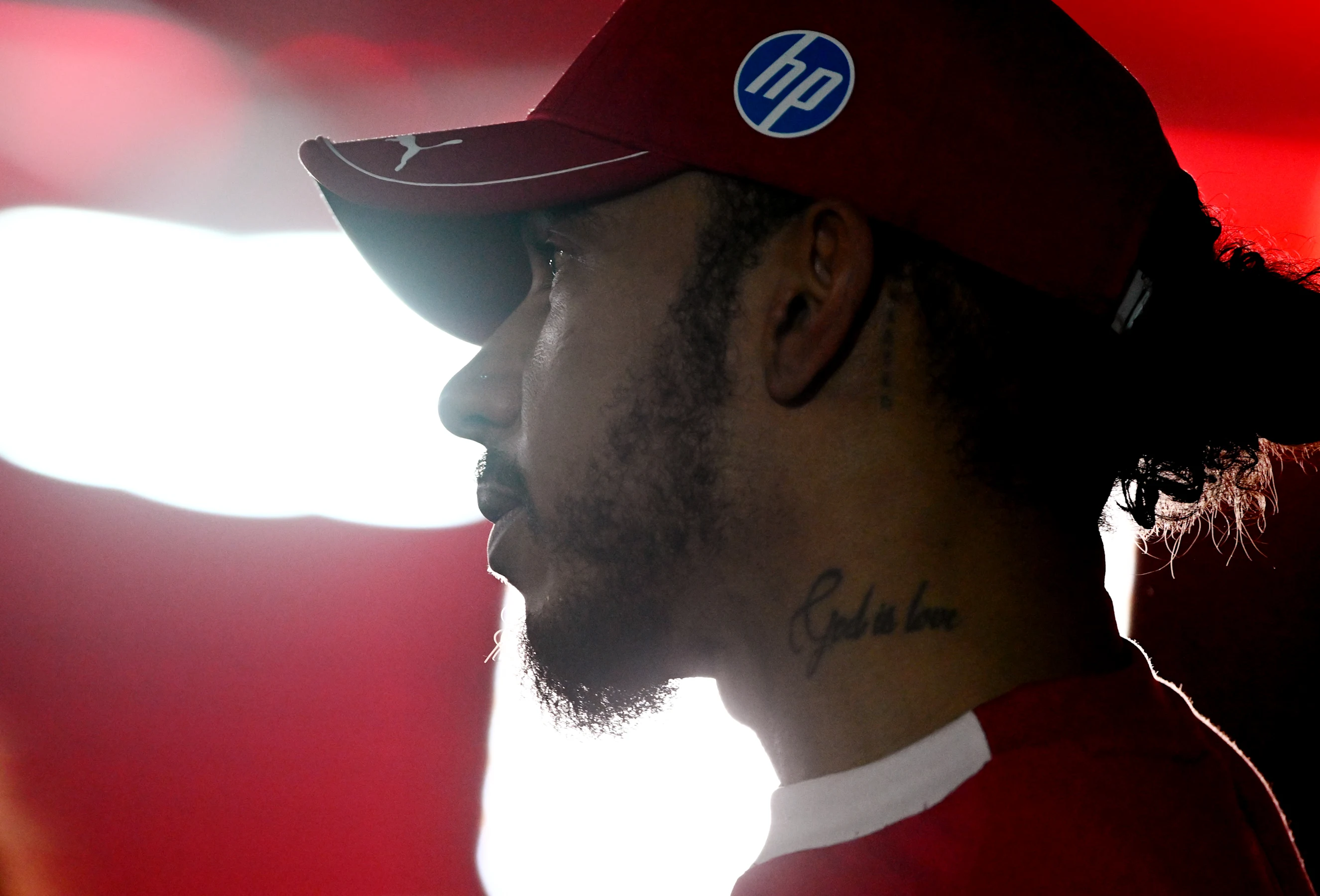 BAHRAIN, BAHRAIN - APRIL 12: Ninth placed qualifier Lewis Hamilton of Great Britain and Scuderia