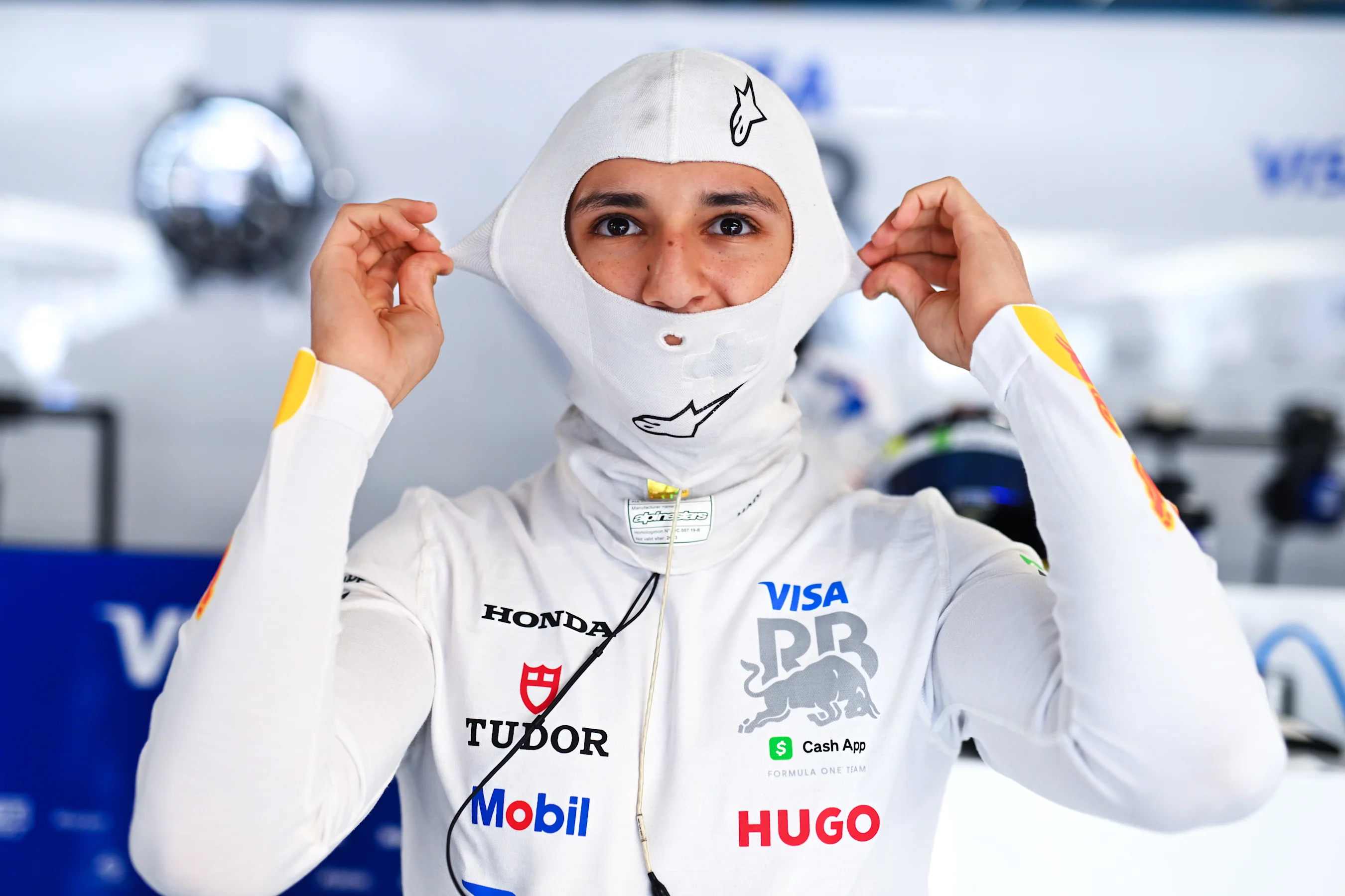 MONTREAL, QUEBEC - JUNE 13: Isack Hadjar of France and Visa Cash App Racing Bulls prepares to drive
