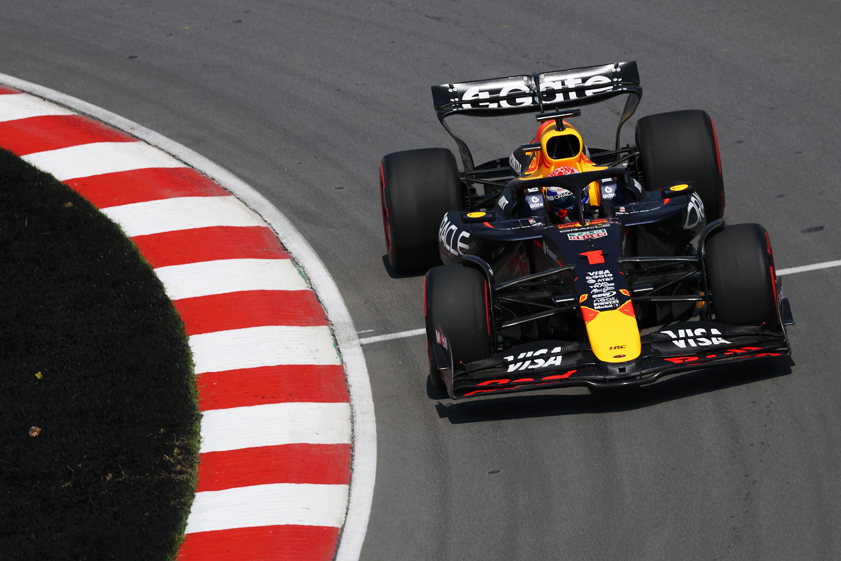 MONTREAL, QUEBEC - JUNE 13: Max Verstappen of the Netherlands driving the (1) Oracle Red Bull