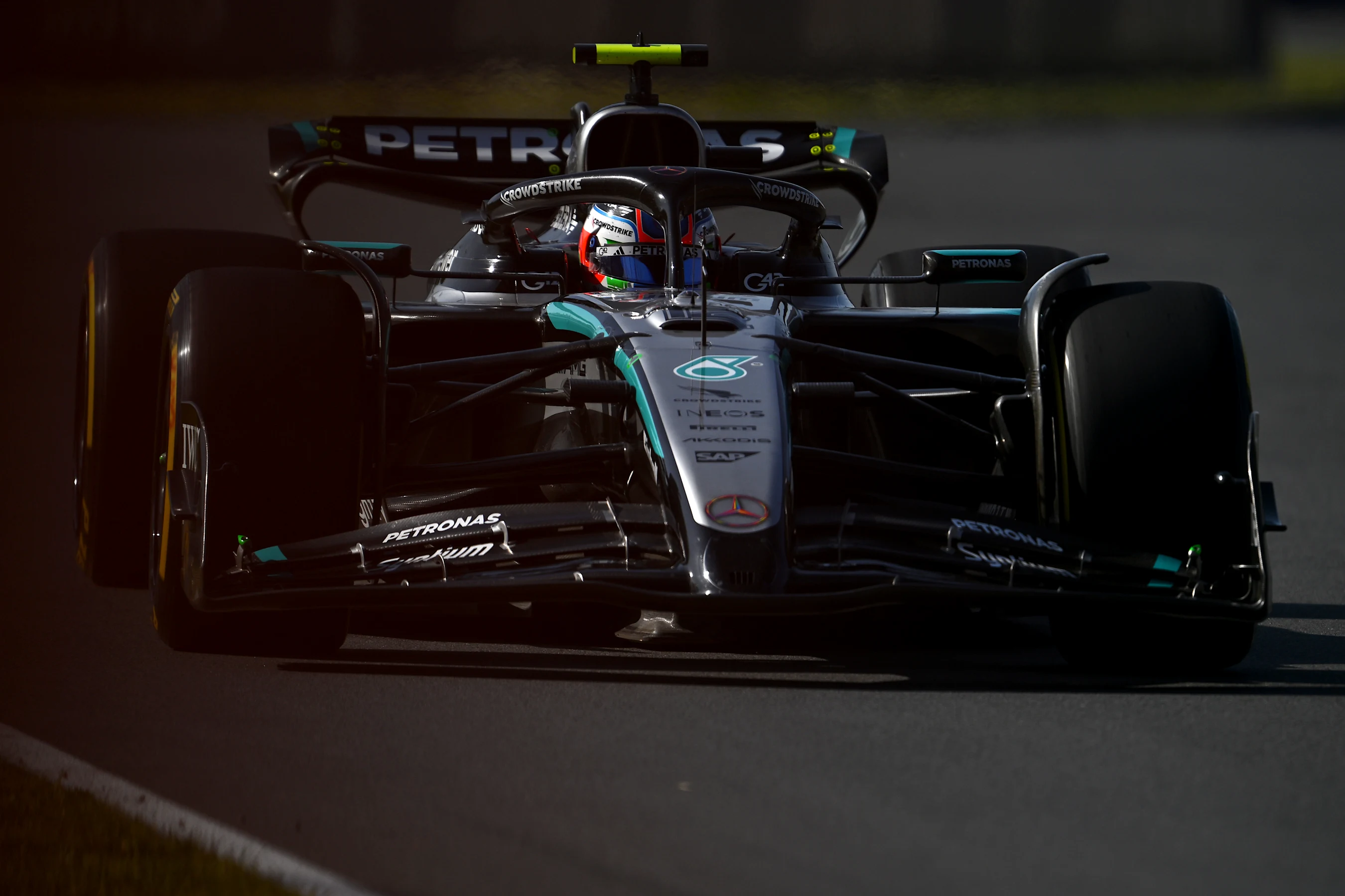 MONTREAL, QUEBEC - JUNE 14: Andrea Kimi Antonelli of Italy driving the (12) Mercedes AMG Petronas