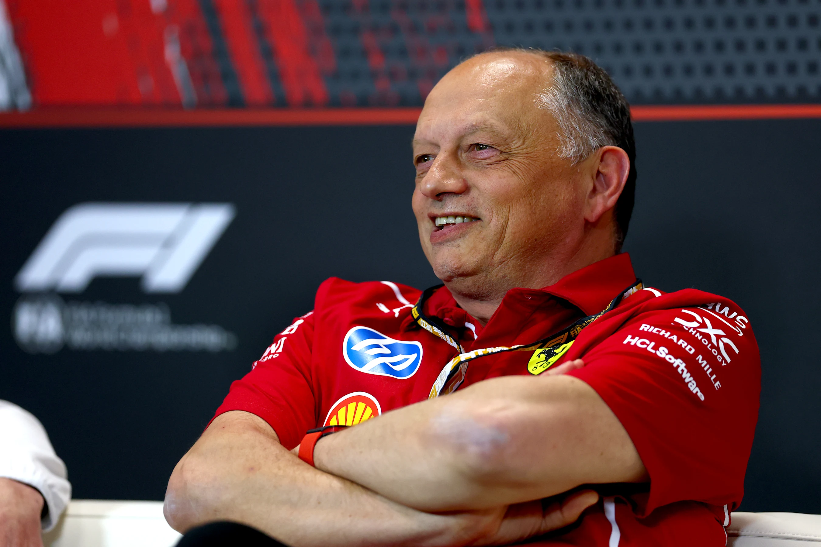 IMOLA, ITALY - MAY 16: Frederic Vasseur, Team Principal of Scuderia Ferrari in the Team Principals
