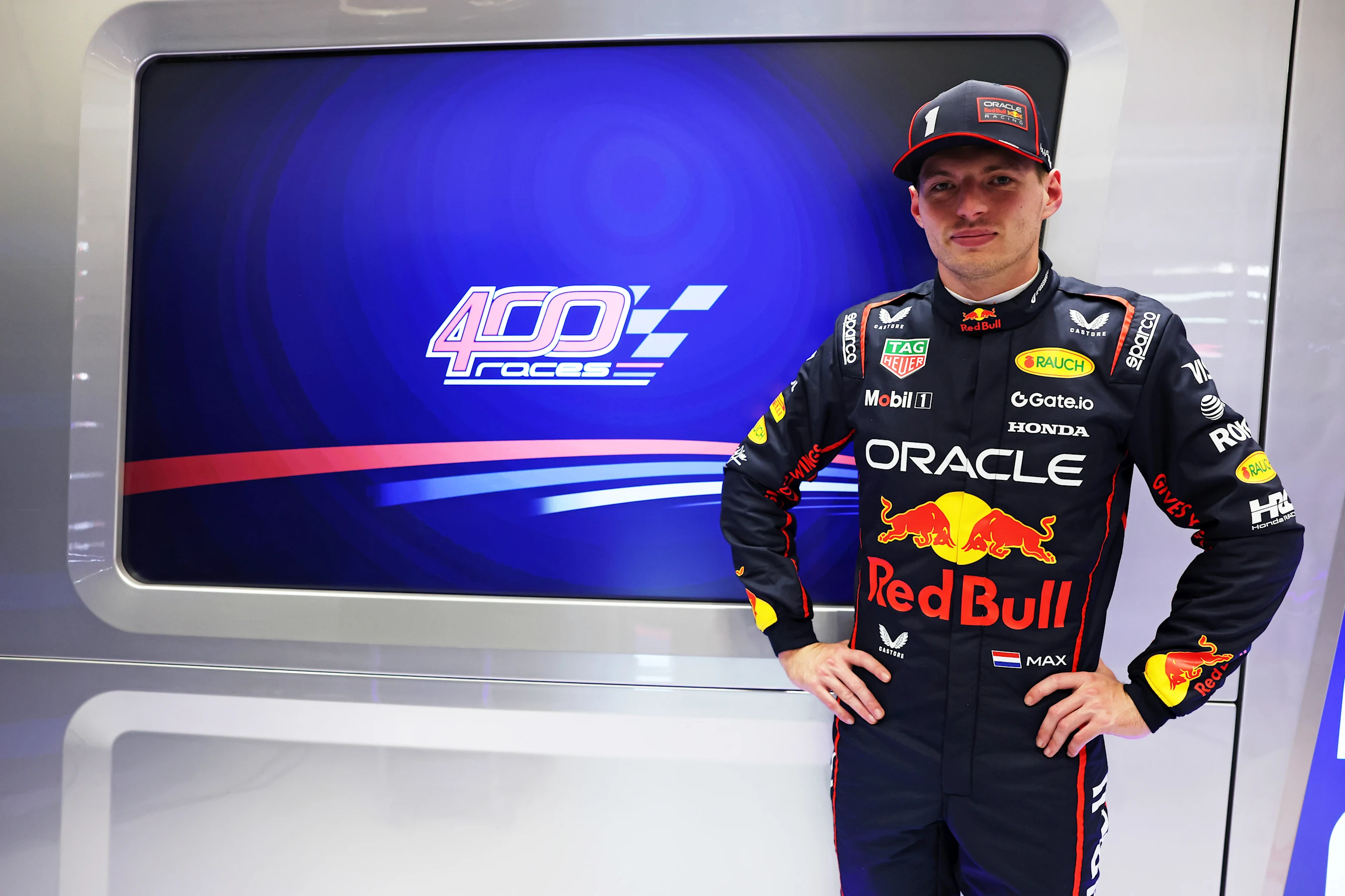 IMOLA, ITALY - MAY 15: Max Verstappen of the Netherlands and Oracle Red Bull Racing looks on during