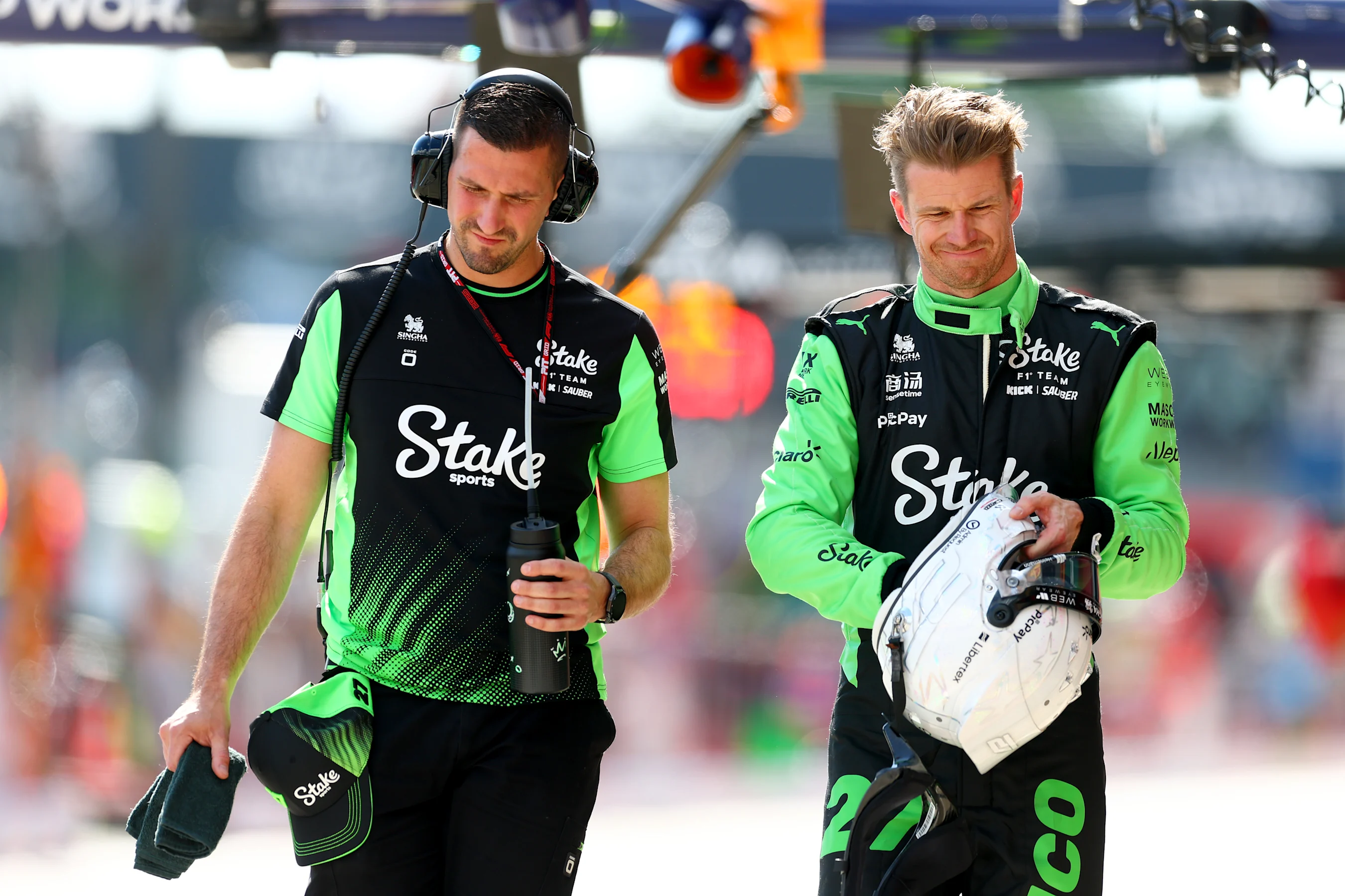 IMOLA, ITALY - MAY 17: Seventeenth placed qualifier Nico Hulkenberg of Germany and Stake F1 Team