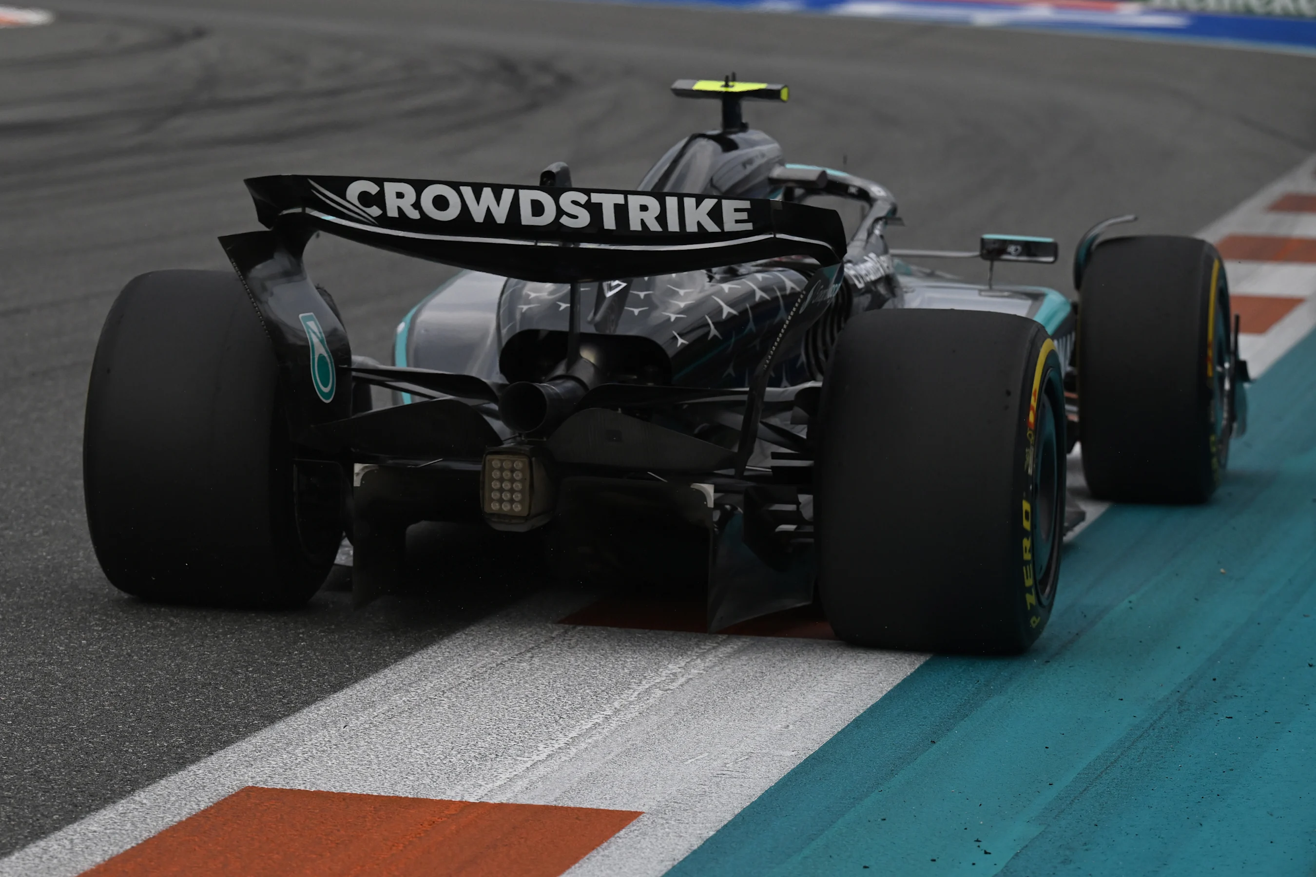 MIAMI, FLORIDA - MAY 04: Andrea Kimi Antonelli of Italy driving the (12) Mercedes AMG Petronas F1