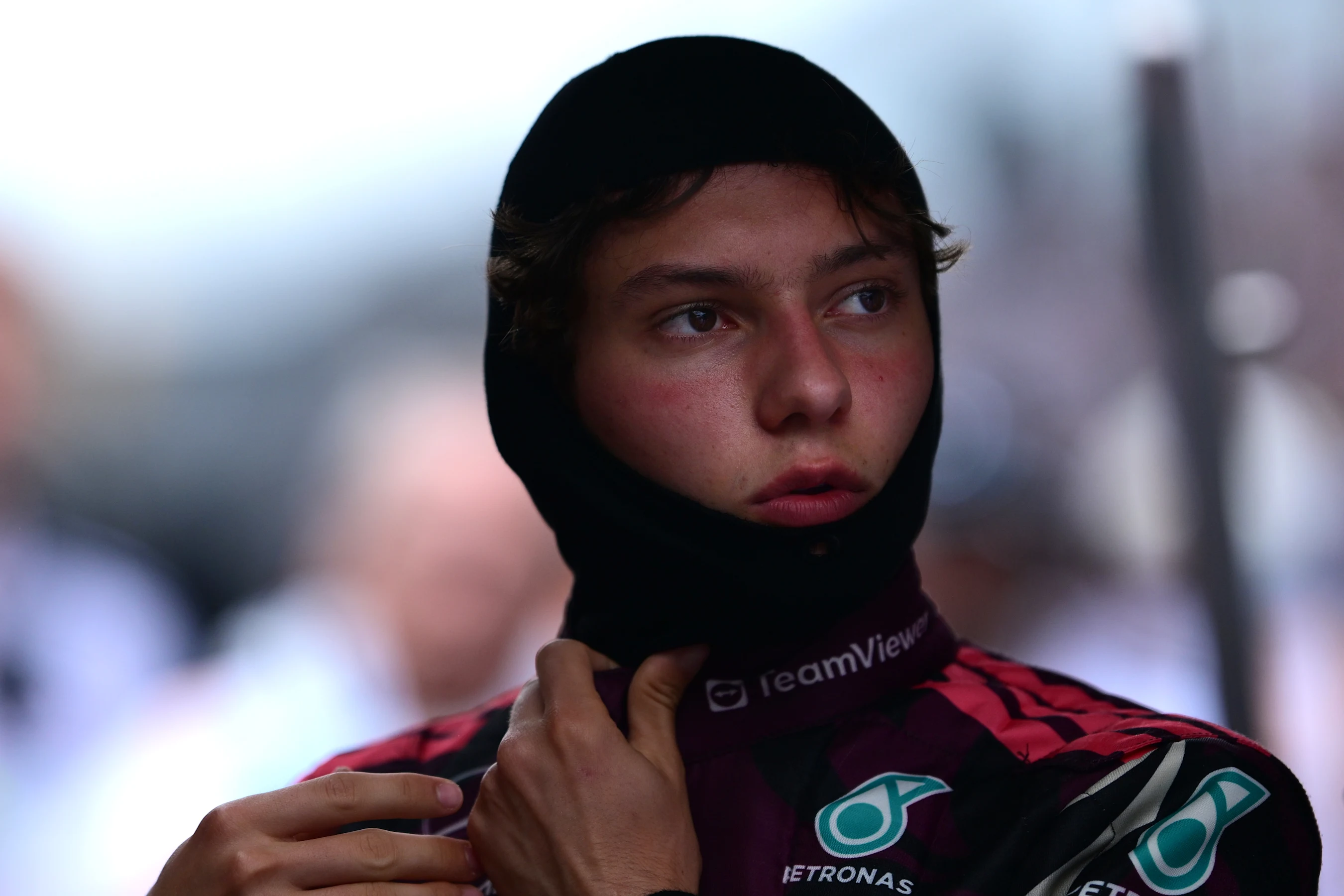 MIAMI, FLORIDA - MAY 03: Andrea Kimi Antonelli of Italy and Mercedes AMG Petronas F1 Team prepares