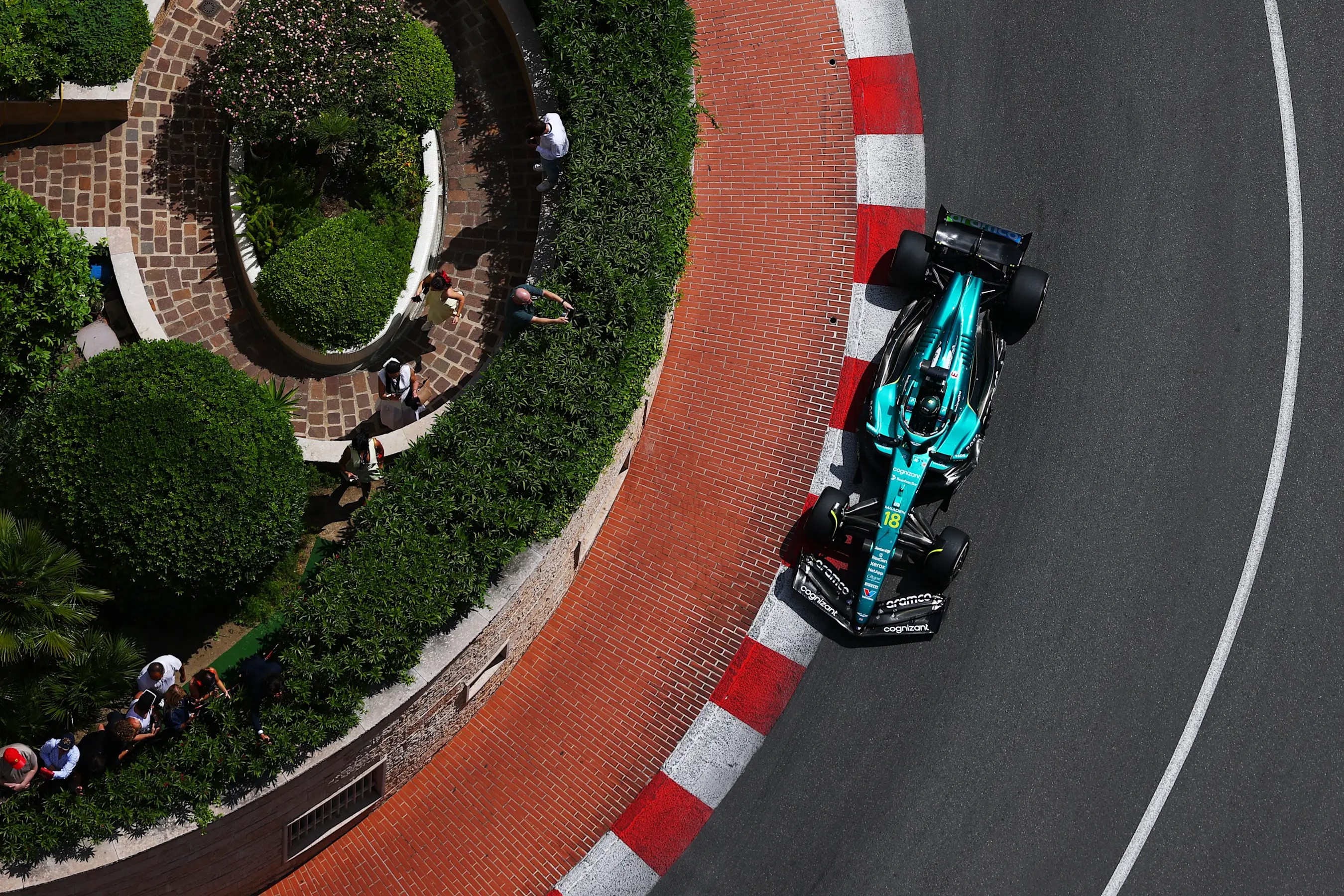 MONTE-CARLO, MONACO - MAY 25: Lance Stroll of Canada driving the (18) Aston Martin F1 Team AMR25