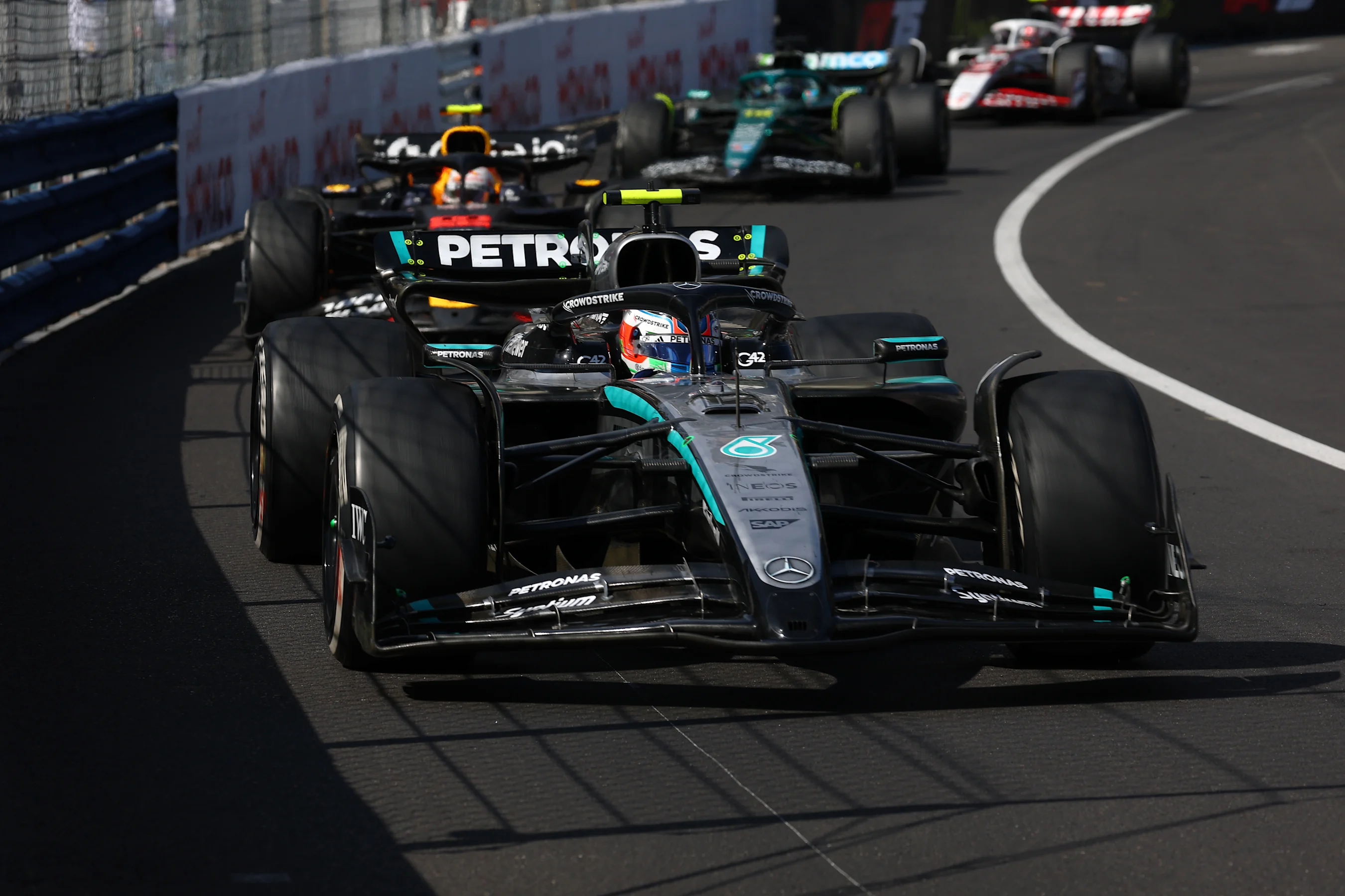 MONTE-CARLO, MONACO - MAY 25: Andrea Kimi Antonelli of Italy driving the (12) Mercedes AMG Petronas