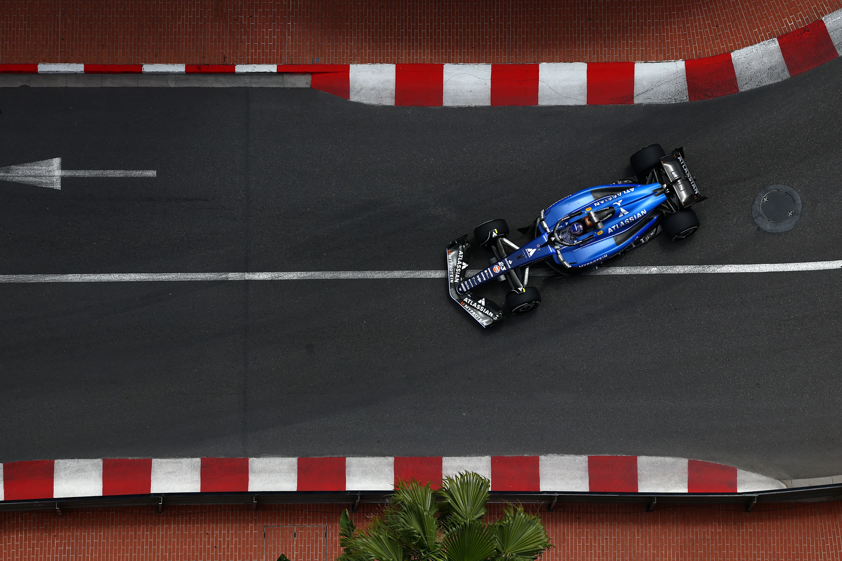 MONTE-CARLO, MONACO - MAY 23: Alexander Albon of Thailand driving the (23) Williams FW47 Mercedes