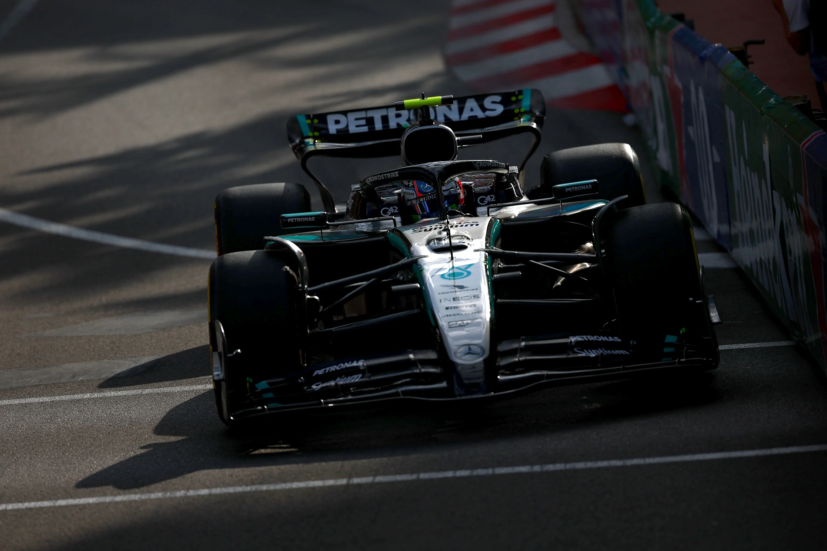 MONTE-CARLO, MONACO - MAY 23: Andrea Kimi Antonelli of Italy driving the (12) Mercedes AMG Petronas