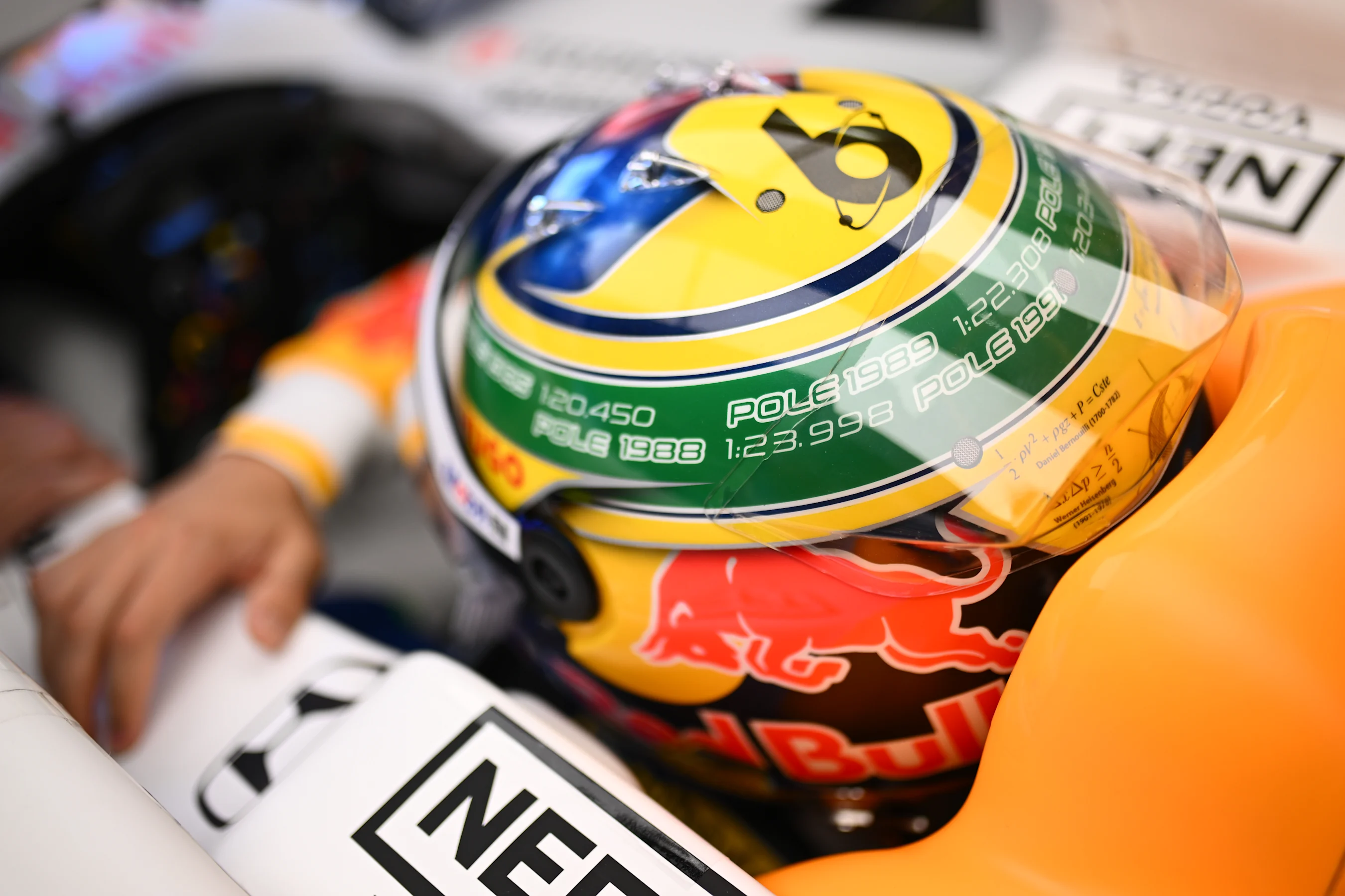 MONTE-CARLO, MONACO - MAY 22: Isack Hadjar of France and Visa Cash App Racing Bulls in his cockpit