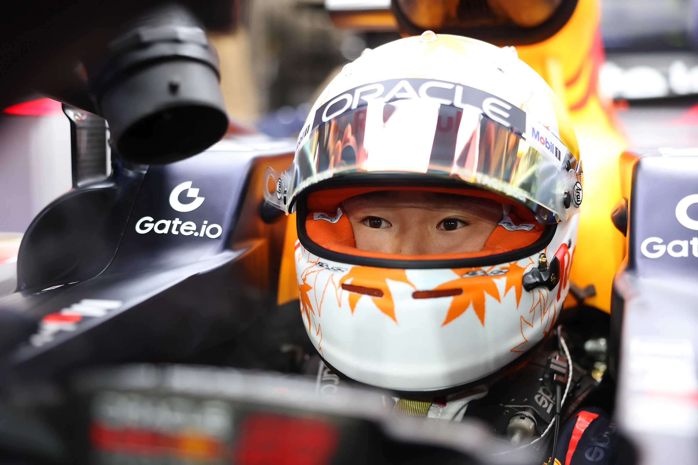 JEDDAH, SAUDI ARABIA - APRIL 19: Yuki Tsunoda of Japan and Oracle Red Bull Racing prepares to drive