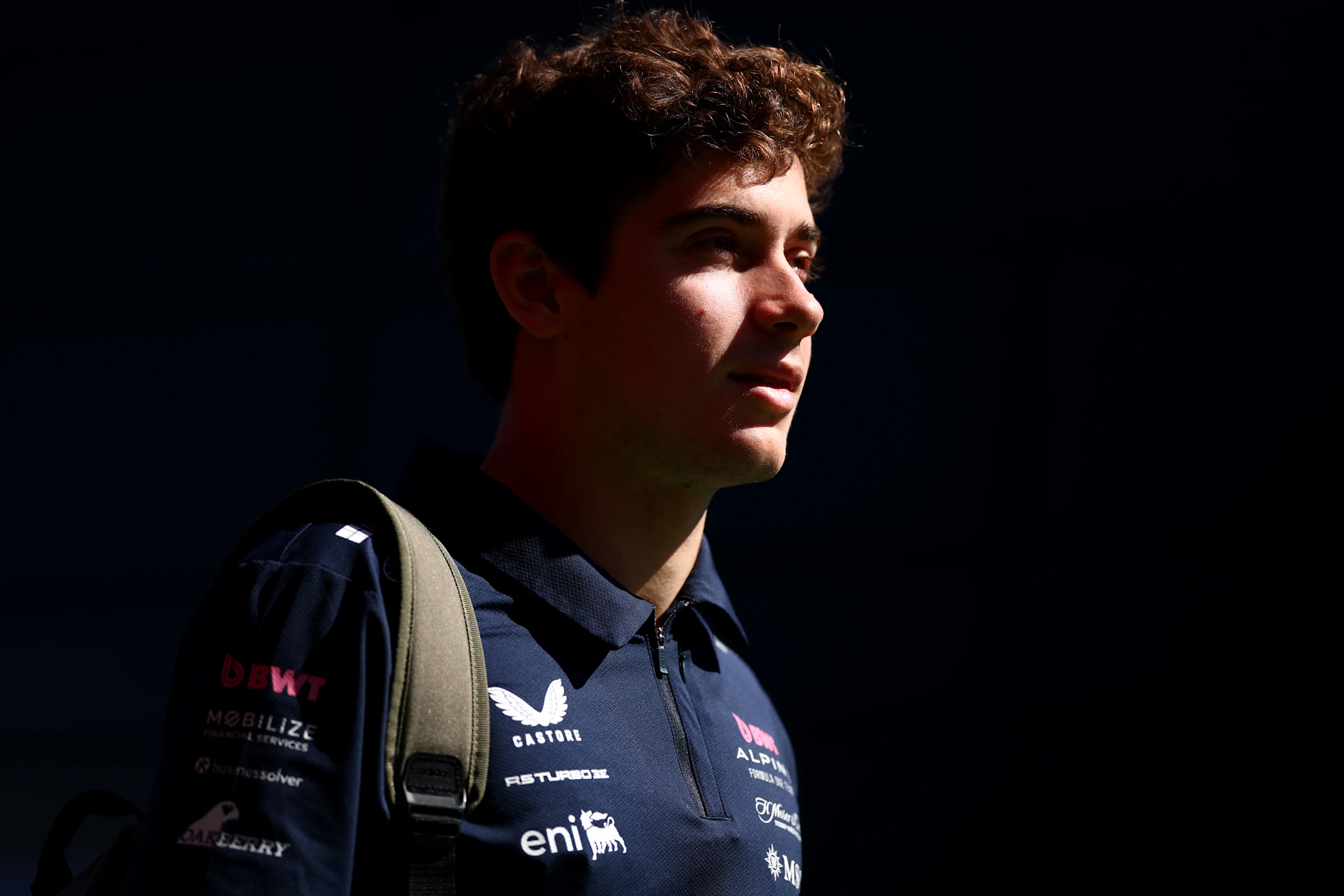 BARCELONA, SPAIN - MAY 30: Franco Colapinto of Argentina and Alpine F1 looks on during practice