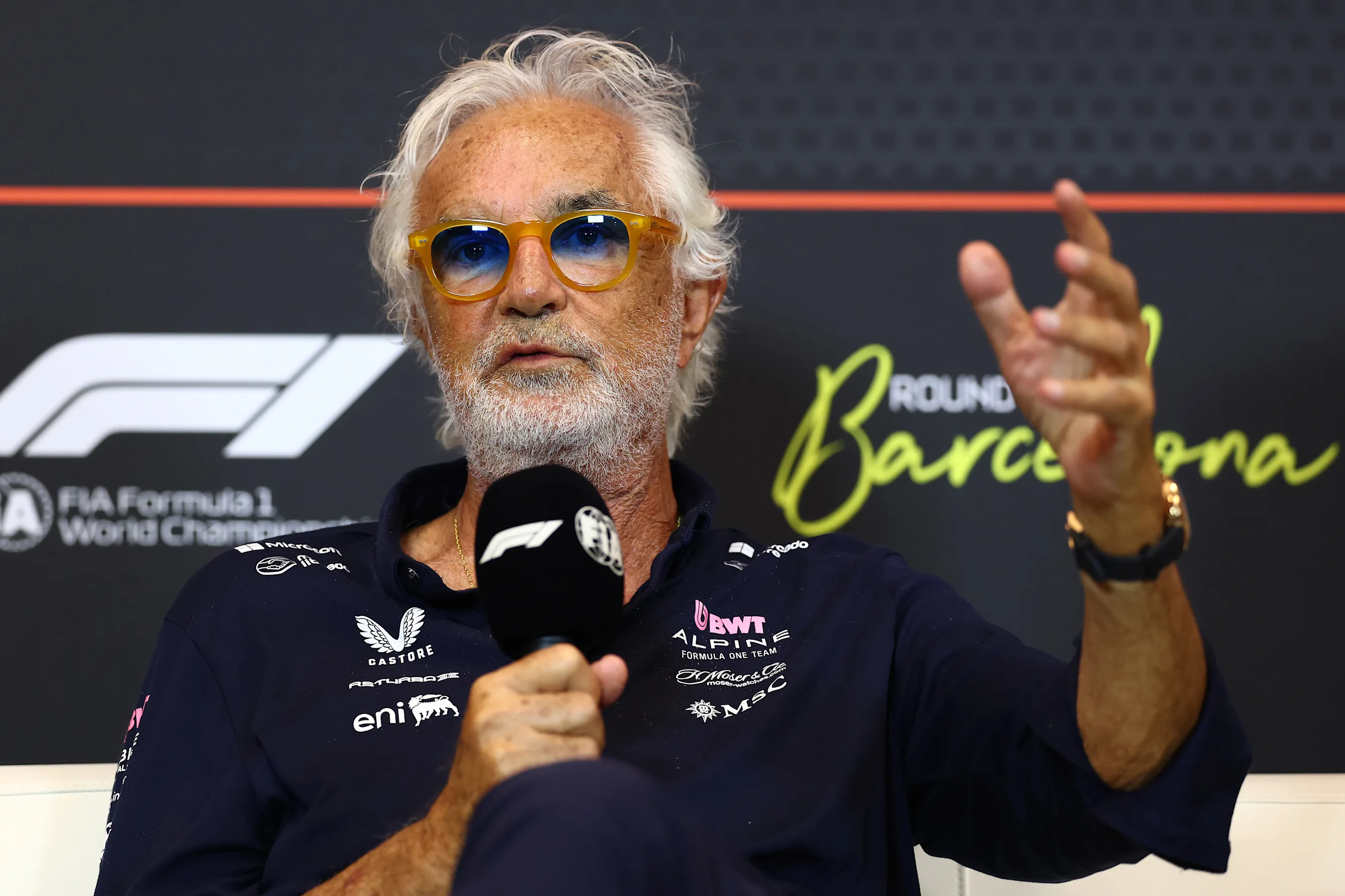BARCELONA, SPAIN - MAY 30: Flavio Briatore, Executive Advisor of Alpine F1 in the Team Principals