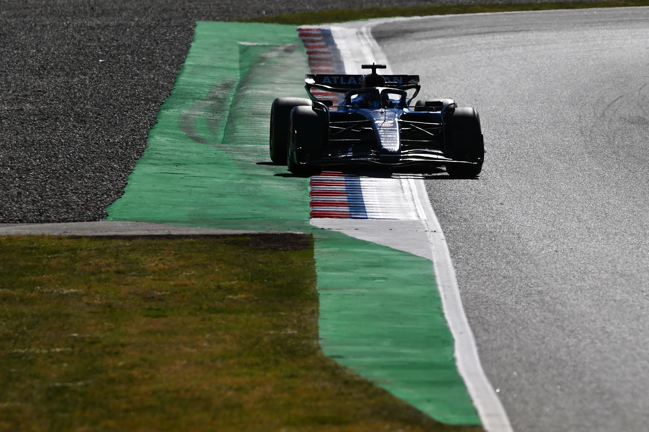 BARCELONA, SPAIN - MAY 30: Alexander Albon of Thailand driving the (23) Williams FW47 Mercedes on