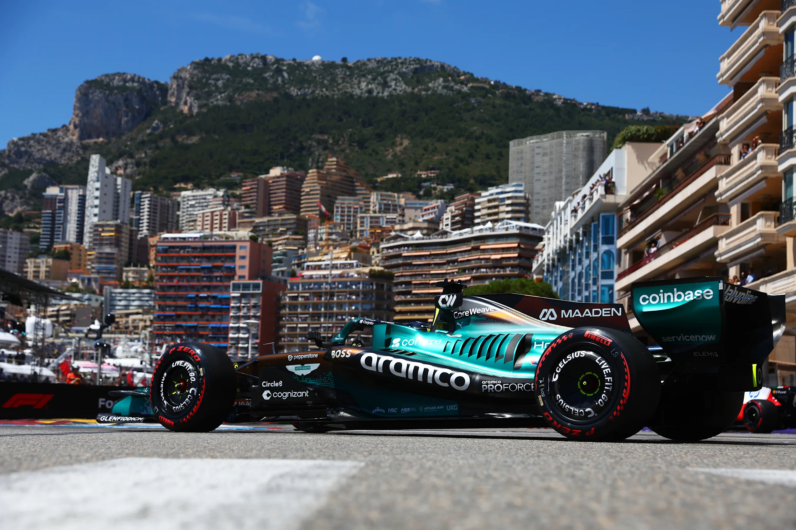 MONTE-CARLO, MONACO - JUNE 06: Lance Stroll of Canada driving the (18) Aston Martin F1 Team AMR26