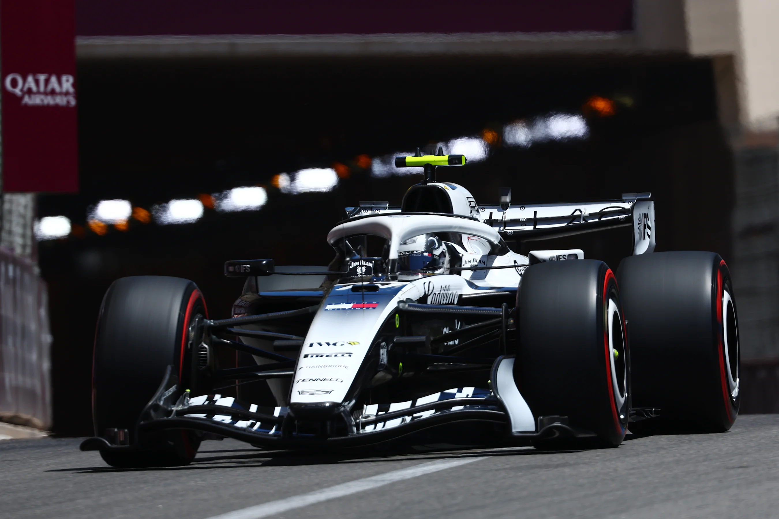 MONTE-CARLO, MONACO - JUNE 06: Valtteri Bottas of Finland driving the (77) Cadillac F1 Team MAC-26