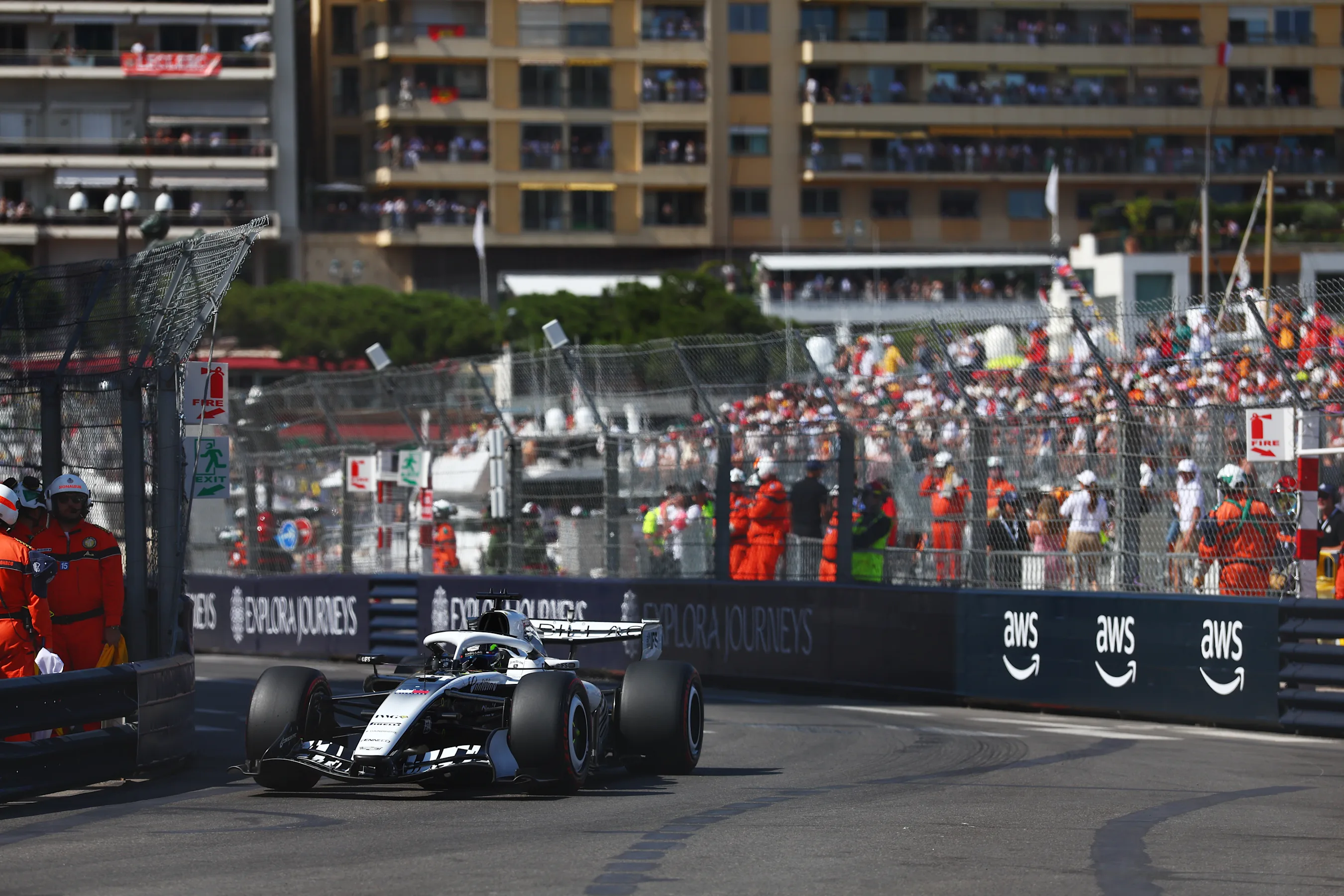 MONTE-CARLO, MONACO - JUNE 06: Sergio Perez of Mexico driving the (11) Cadillac F1 Team MAC-26