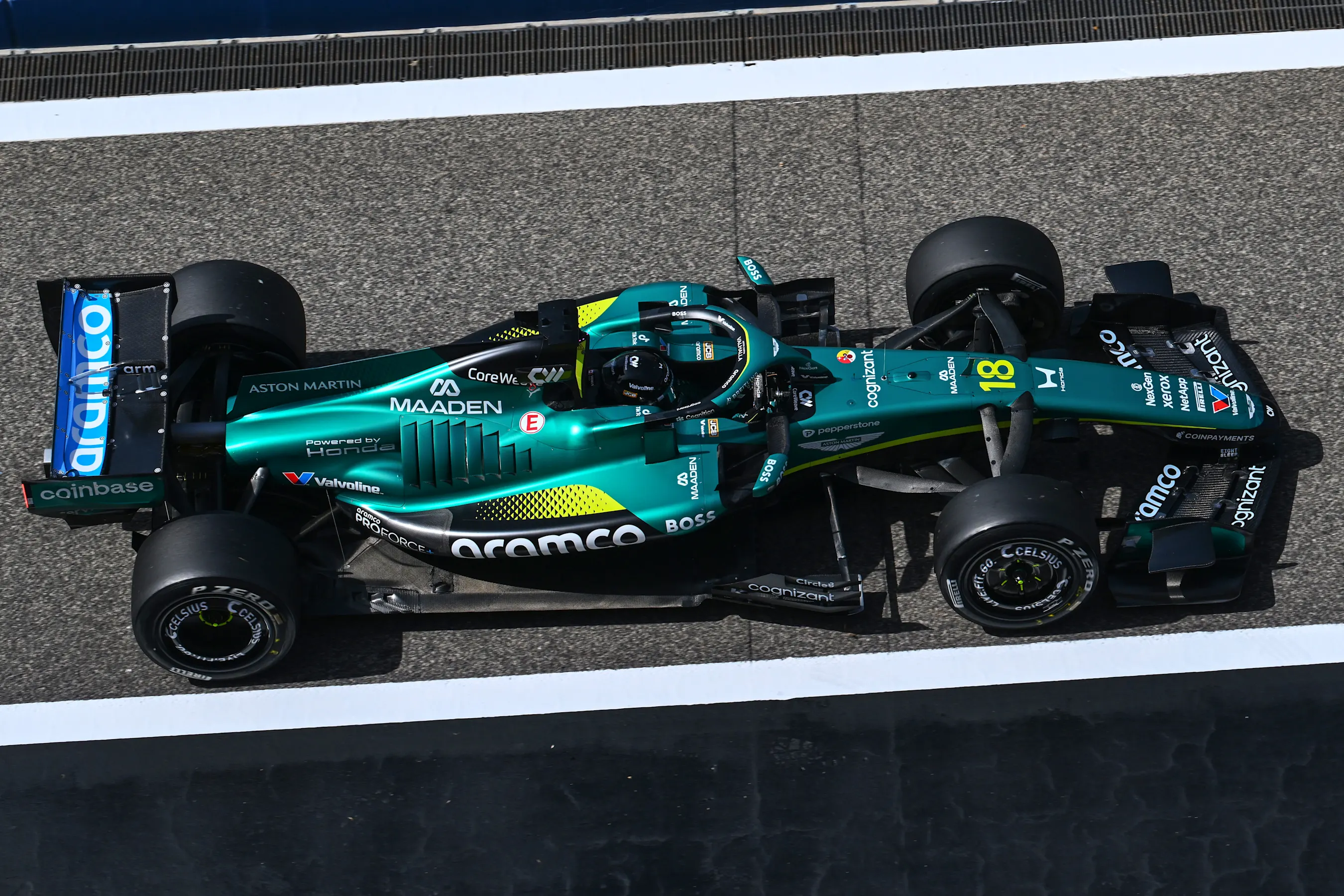 BAHRAIN, BAHRAIN - FEBRUARY 11: Lance Stroll of Canada driving the (18) Aston Martin F1 Team AMR26