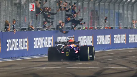 SINGAPORE, SINGAPORE - OCTOBER 11: Max Verstappen of the Netherlands driving the (3) Oracle Red