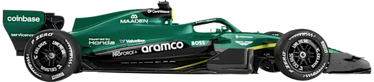 Aston Martin 2026 car, side view