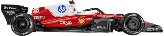 Ferrari 2026 car, side view