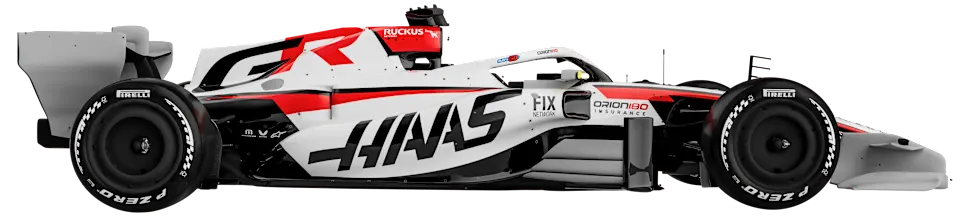 Haas team car