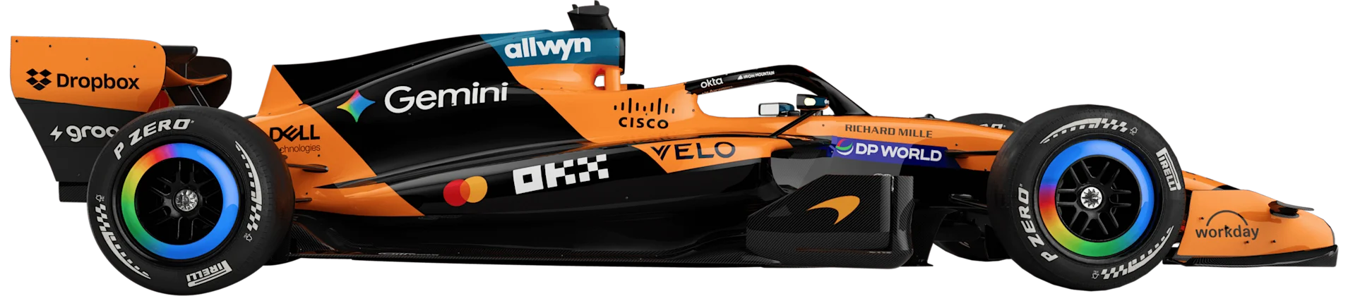 McLaren 2026 car, side view