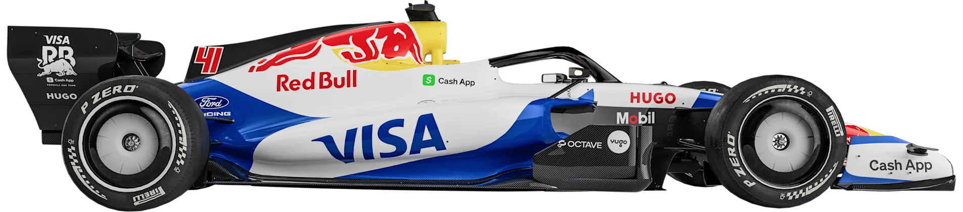 Racing Bulls 2026 car, side view