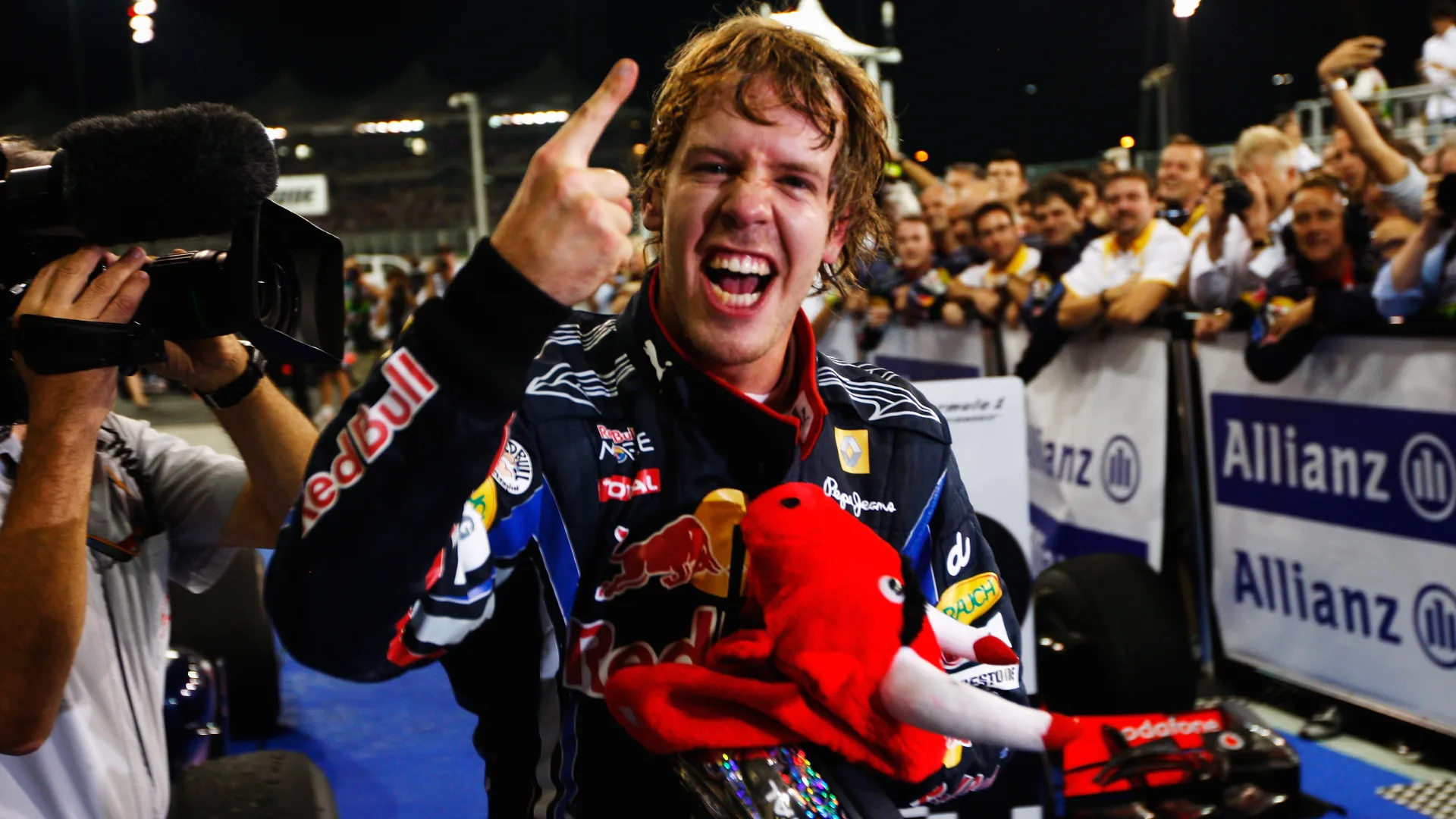 When Vettel won a four-way title fight in Abu Dhabi