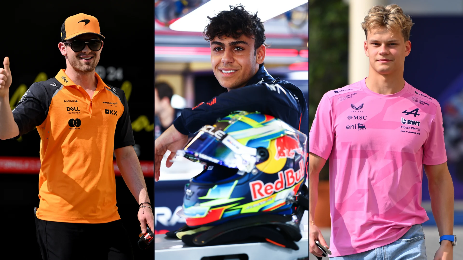 Which rookies are getting FP1 outings in Abu Dhabi?