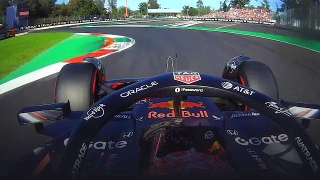 Ride onboard with Verstappen for new Monza lap record