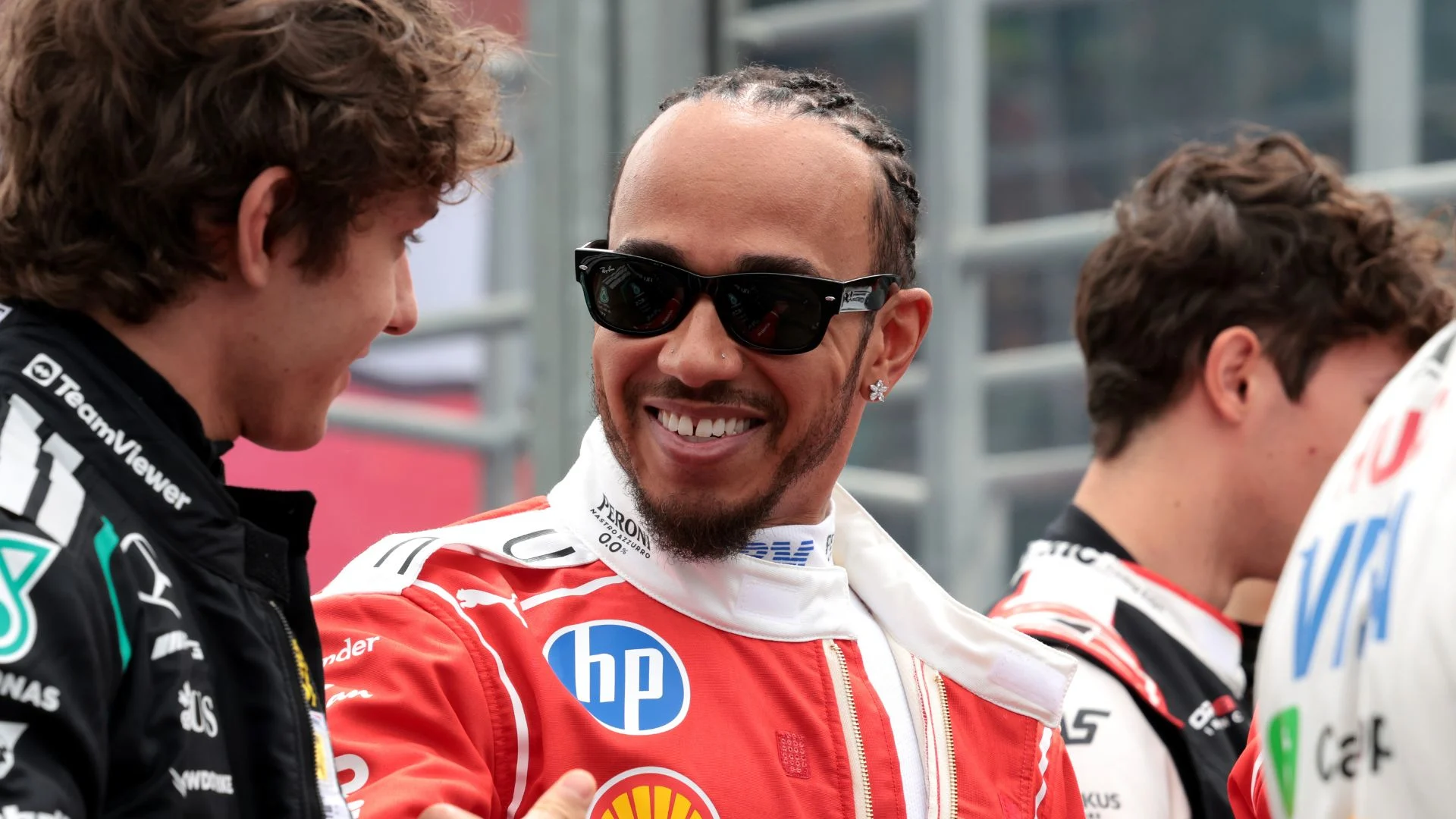 Lewis Hamilton driving Ferrari at Australian Grand Prix