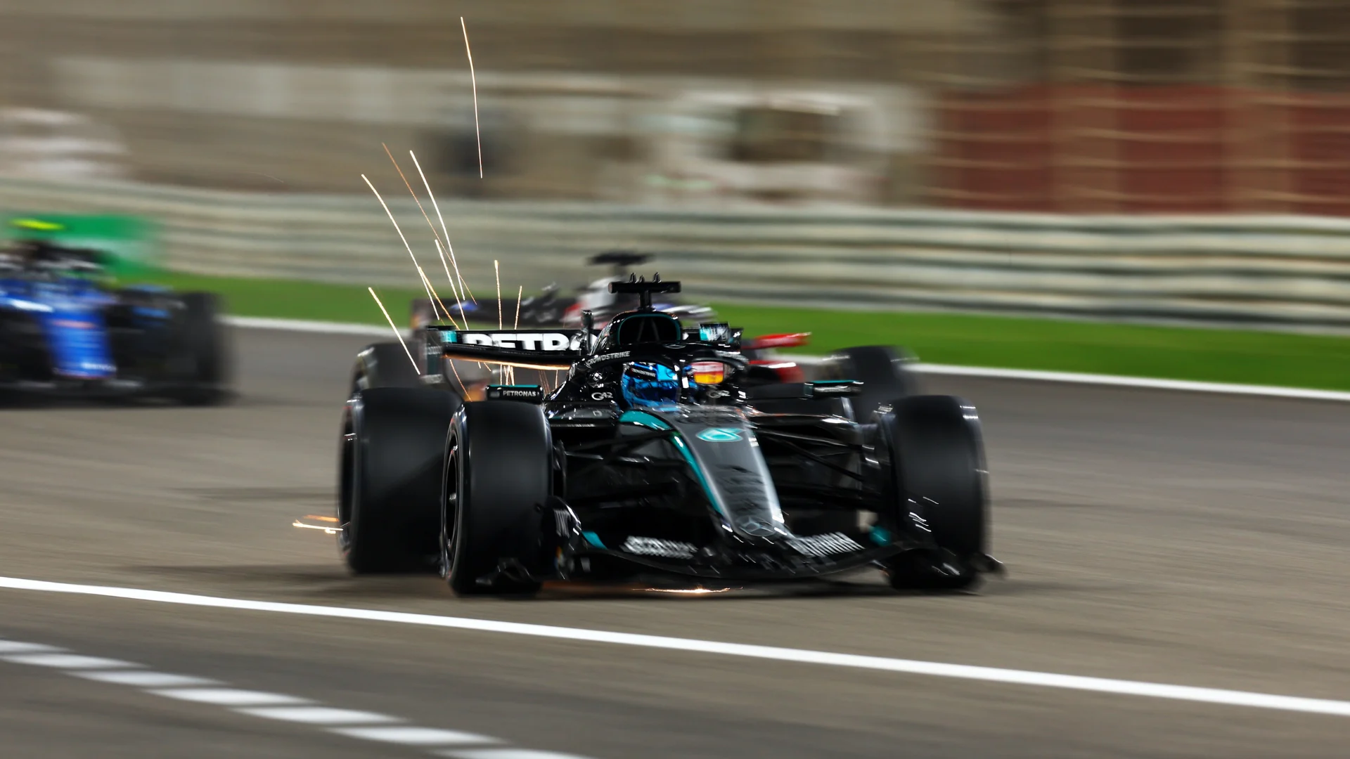 Who was fastest at the second Bahrain test?